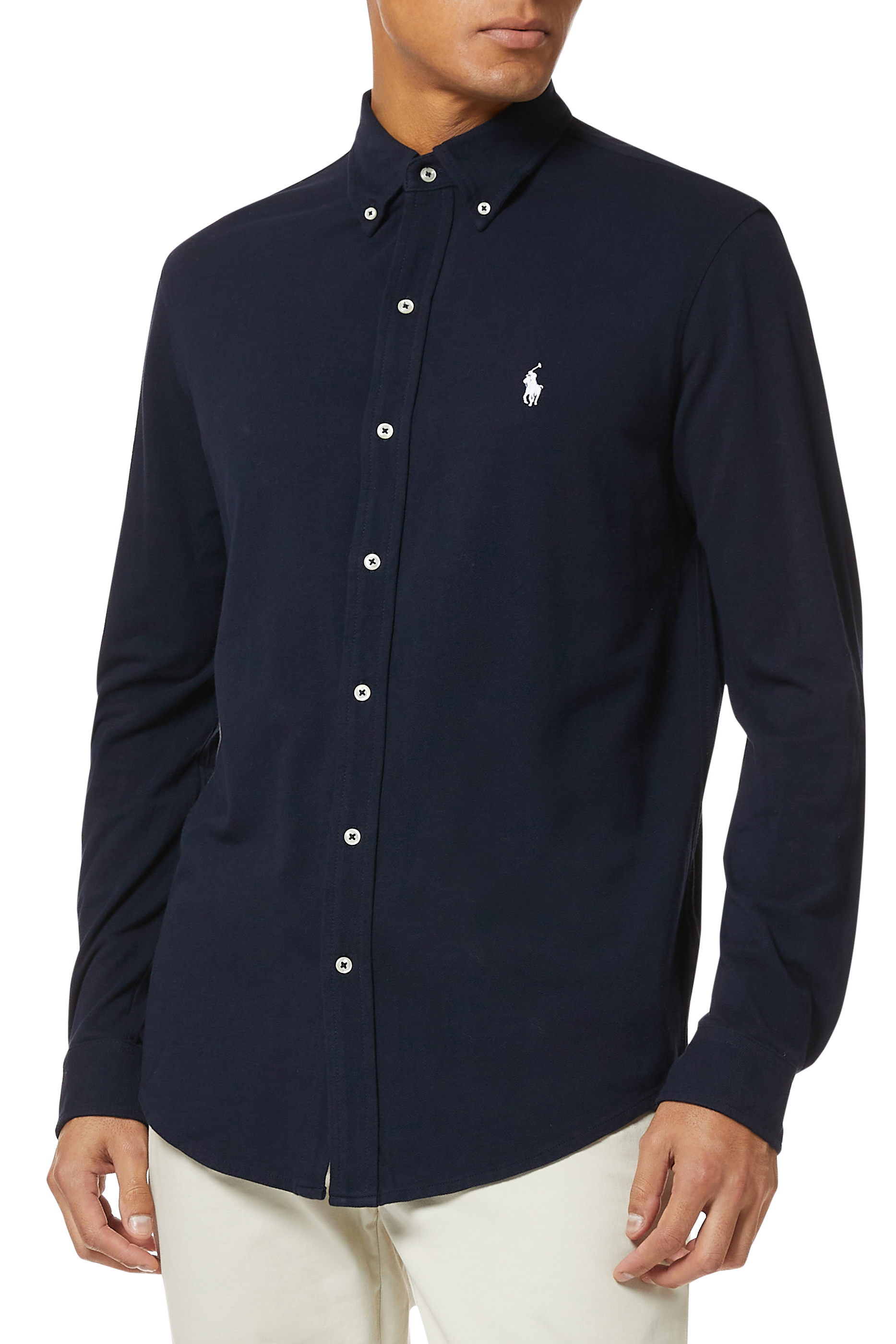 Buy Polo Ralph Lauren Slim-Fit Polo Shirt - Mens for AED 410.00 Polos ...