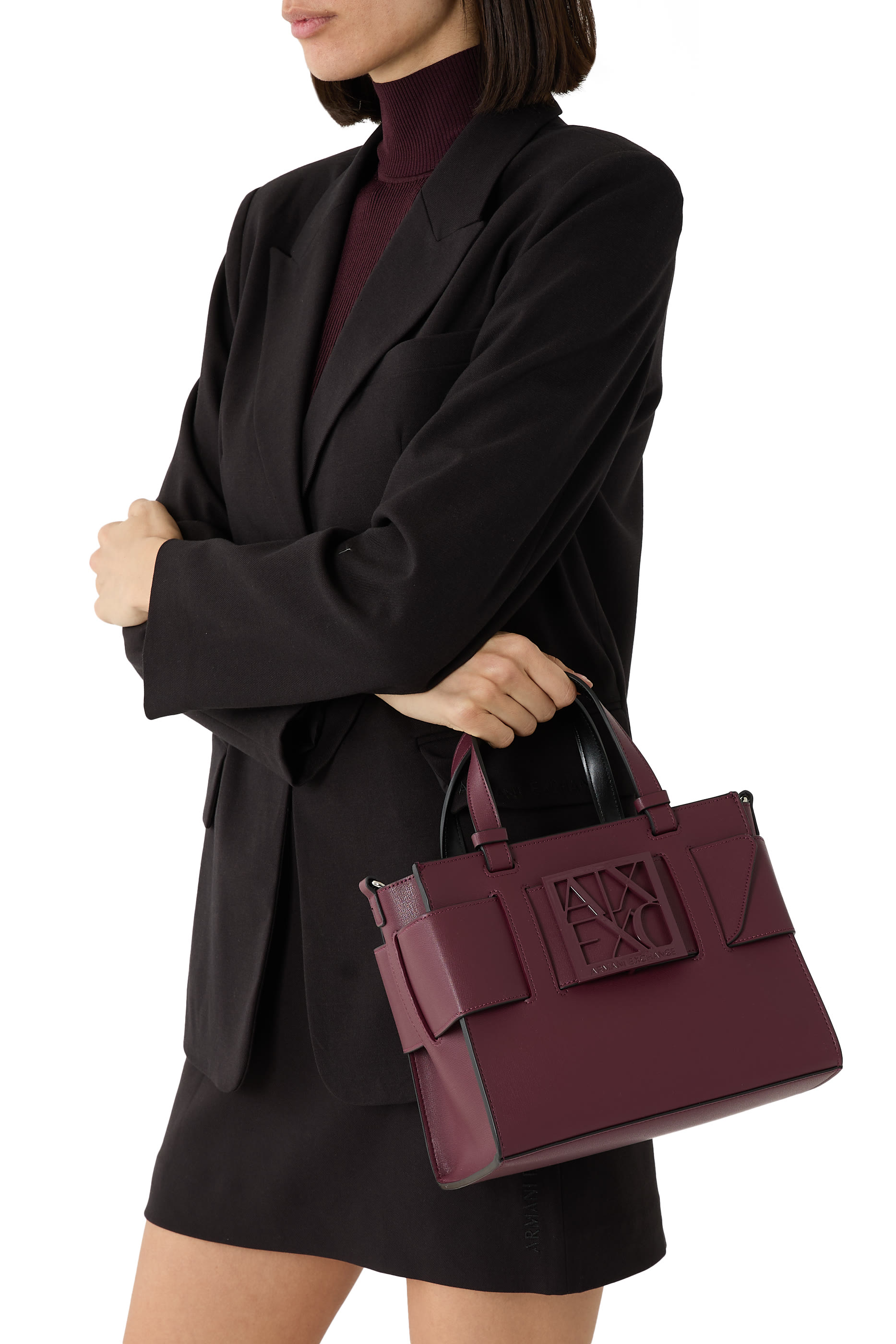 AX Plaque Medium Tote Bag