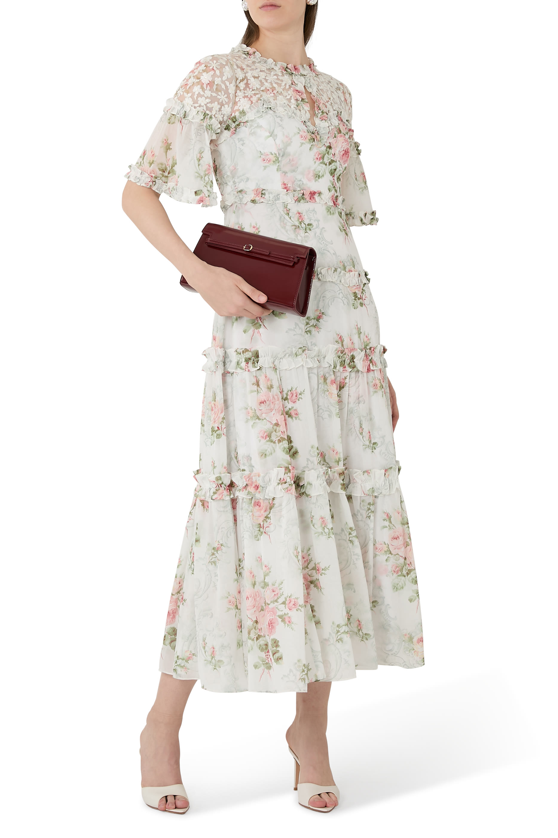  Madame Rose Carla Chiffon Ankle Gown