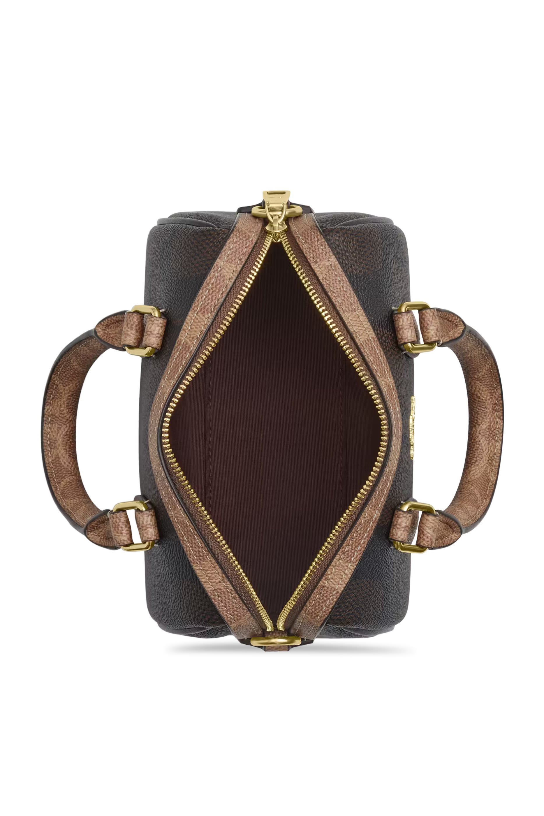 Mini Rowan Crossbody Bag in Blocked Signature Canvas