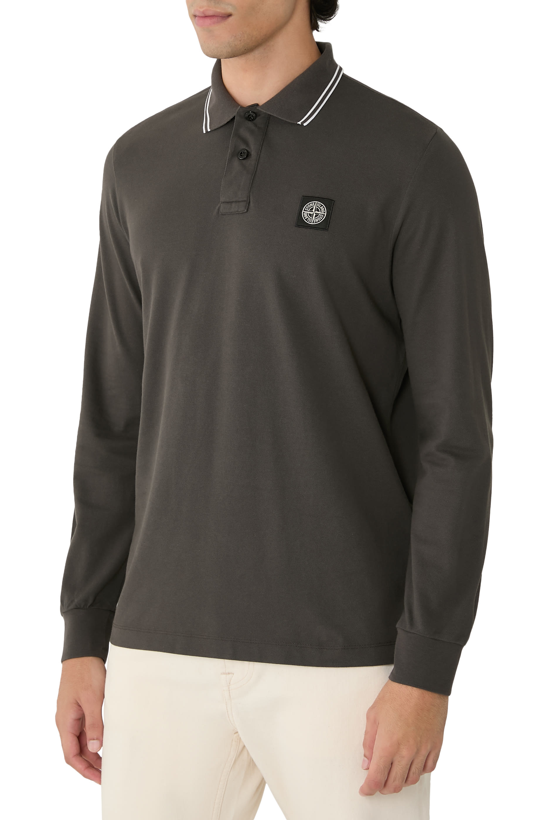  Long-Sleeve Polo Shirt