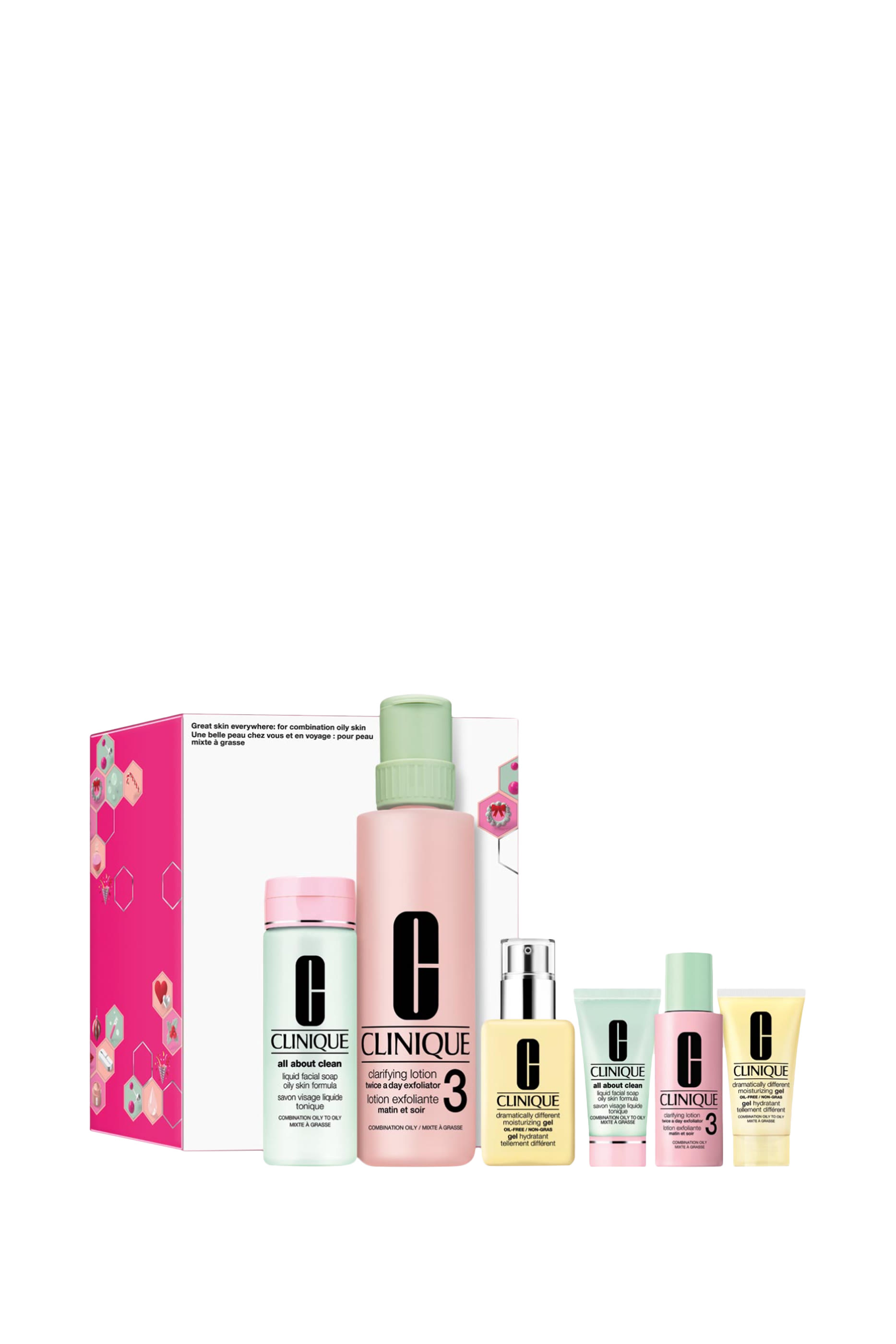 Three-Step Skincare Set for Oily Skin