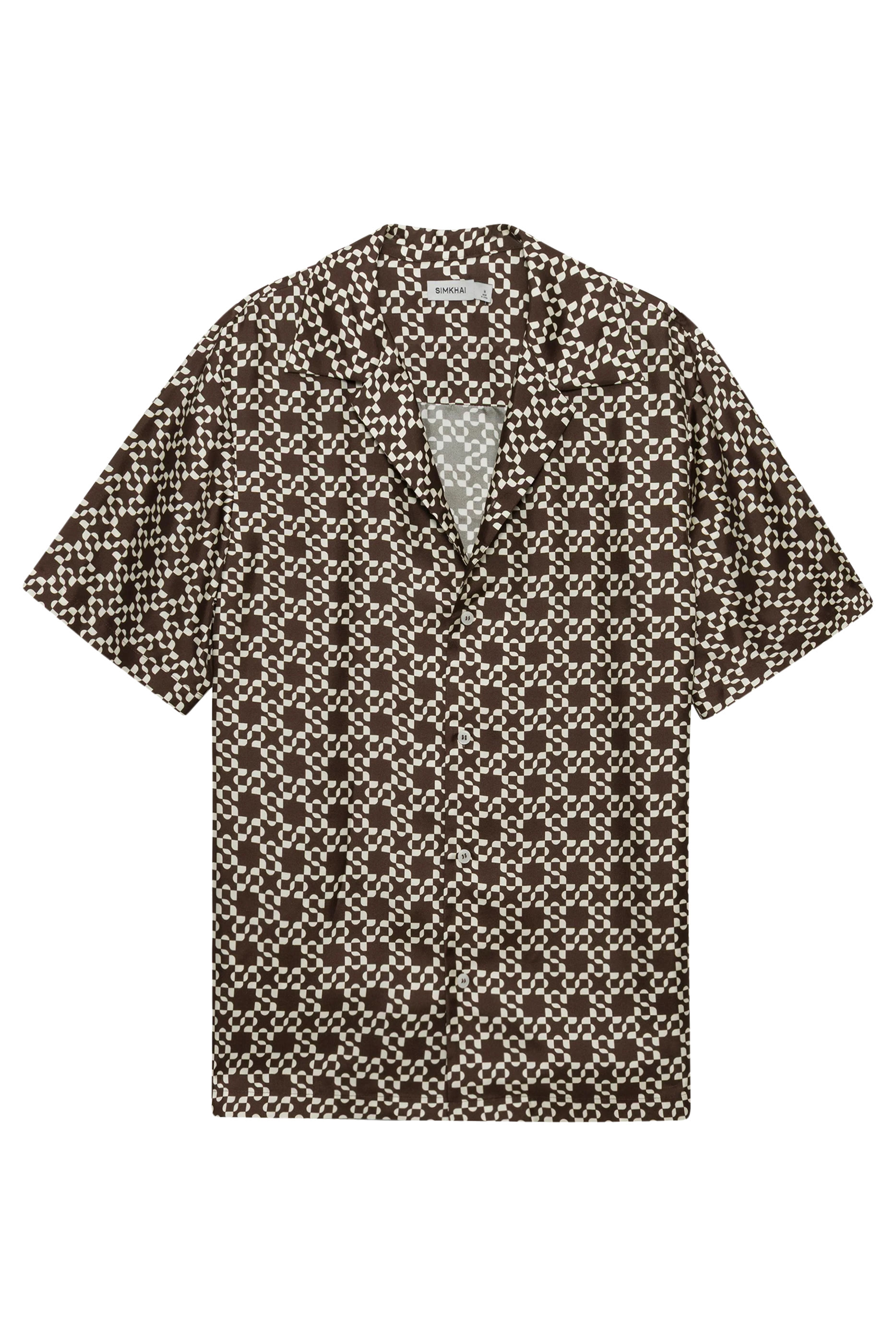 Casper Printed Silk Shirt 