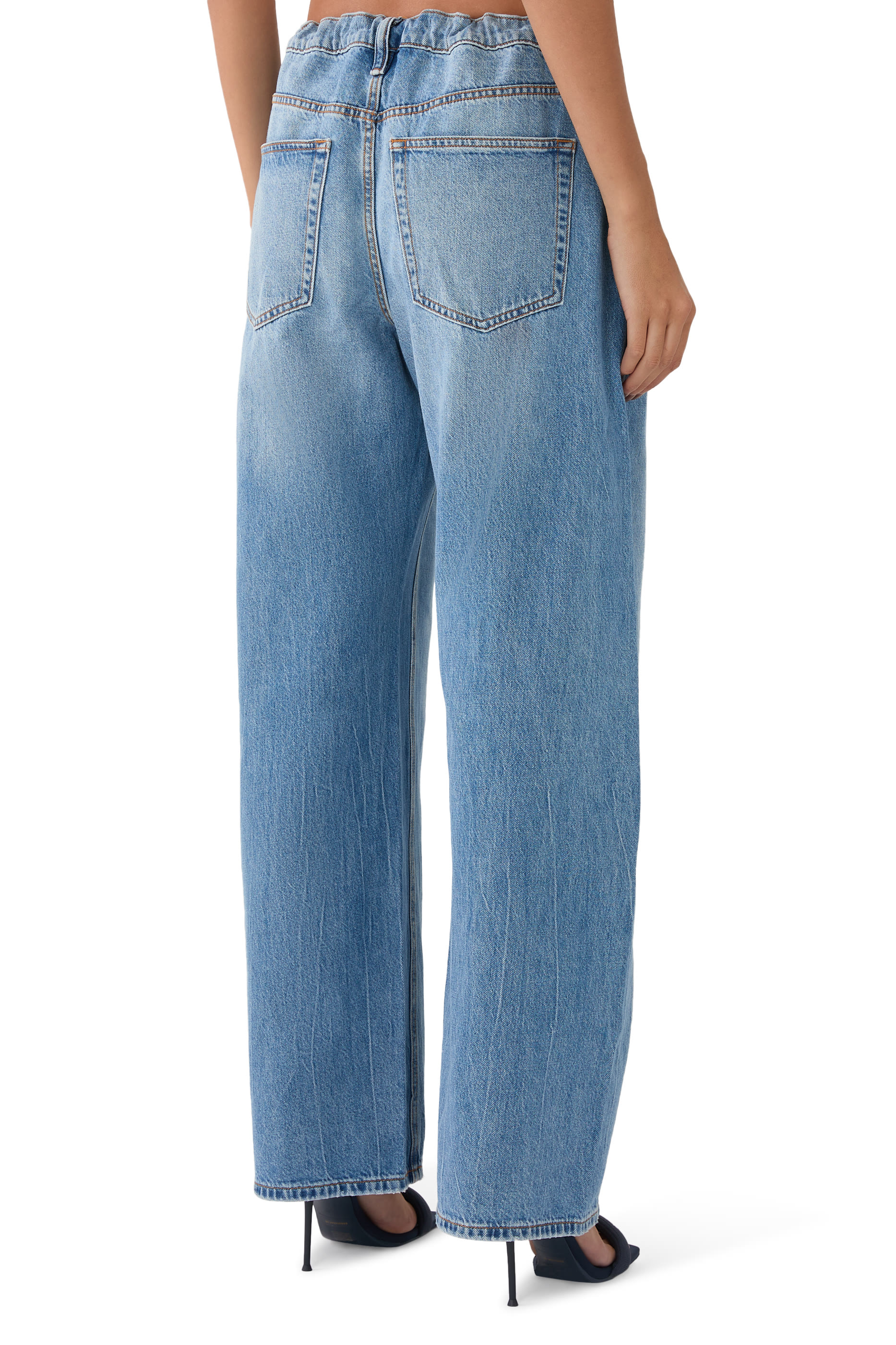 Regen 5-Pocket Denim Track Pants