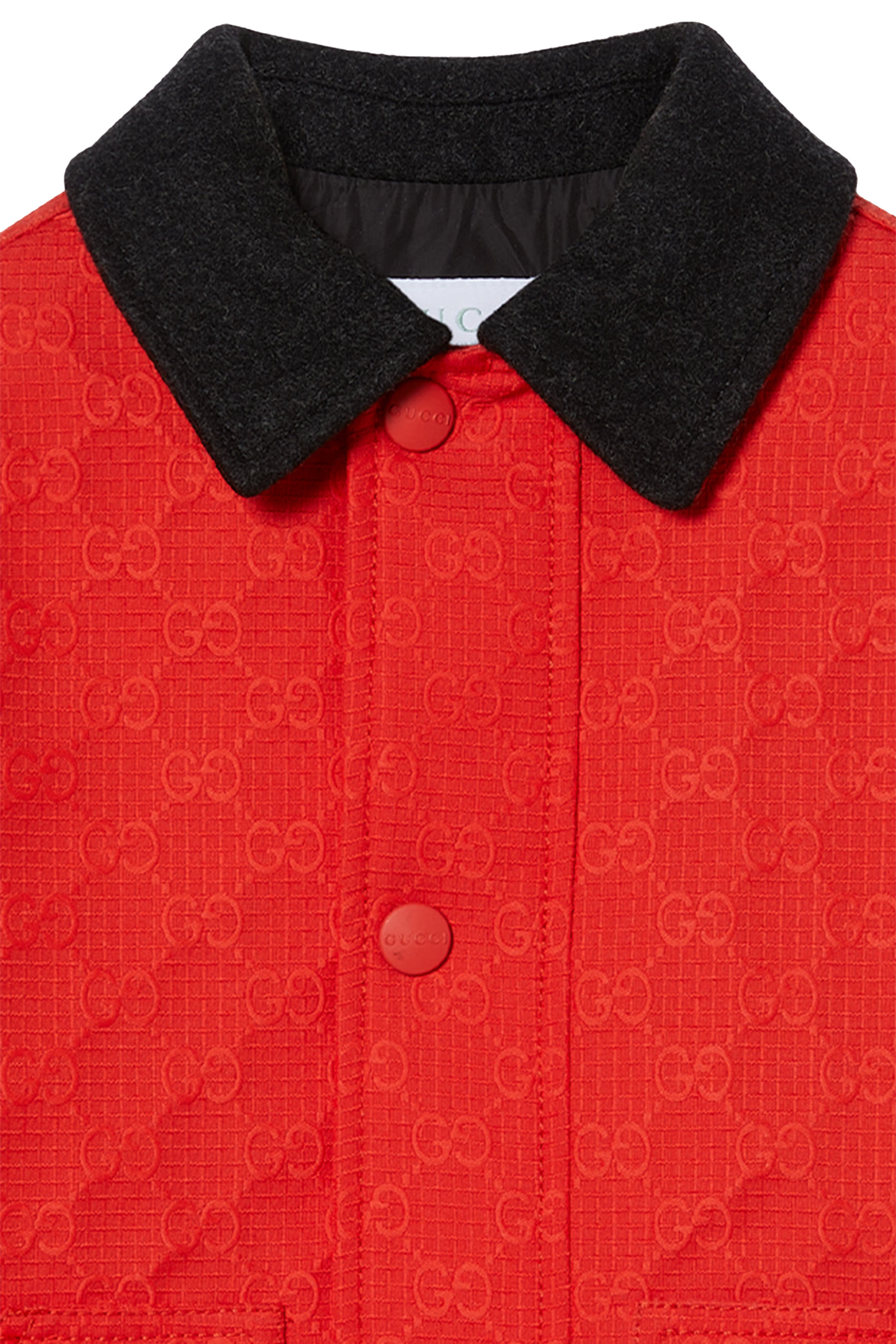 Kids GG Cotton Gabardine Jacket 
