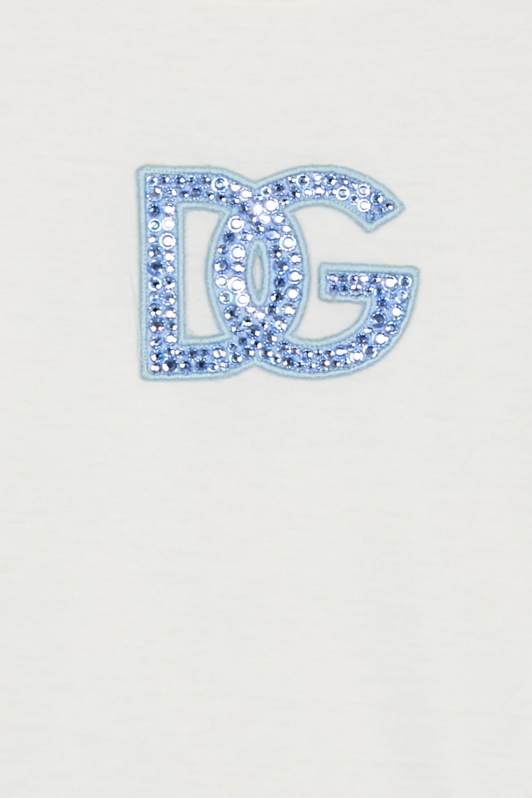 Kids Jersey T‑Shirt with DG Rhinestone Patch