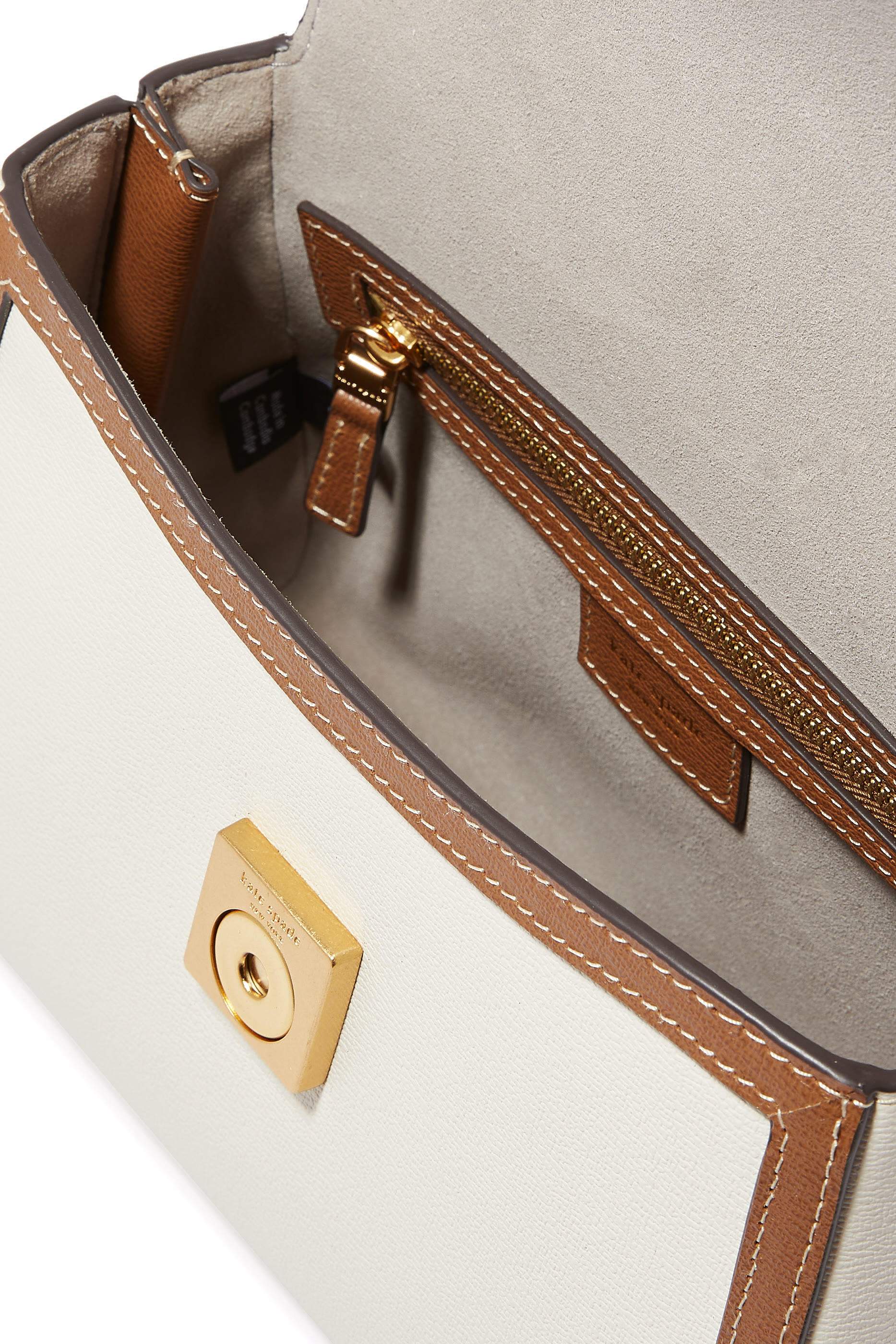 Katy Color-Blocked Medium Top-Handle Bag