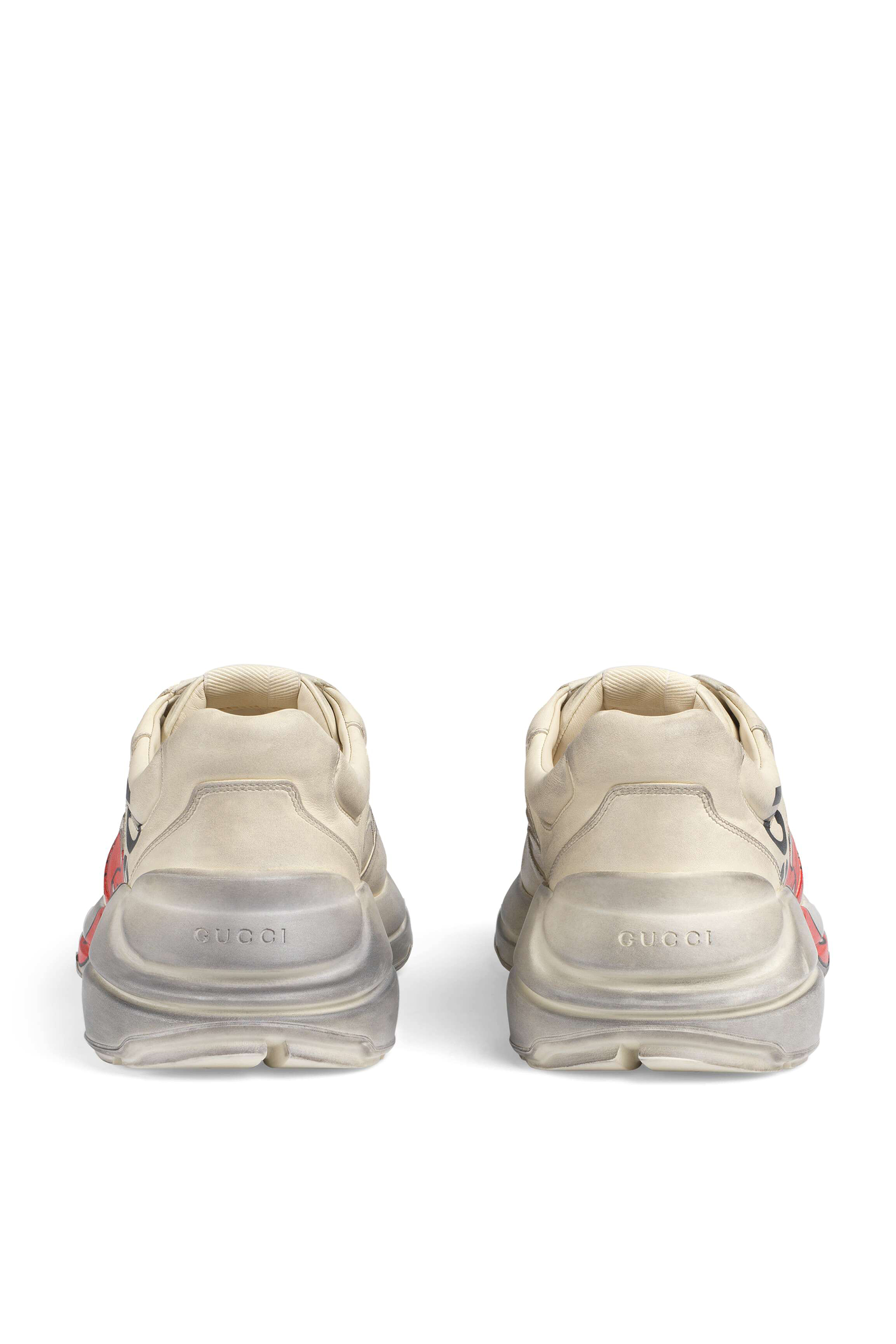 Rhyton Mouth Print Sneakers