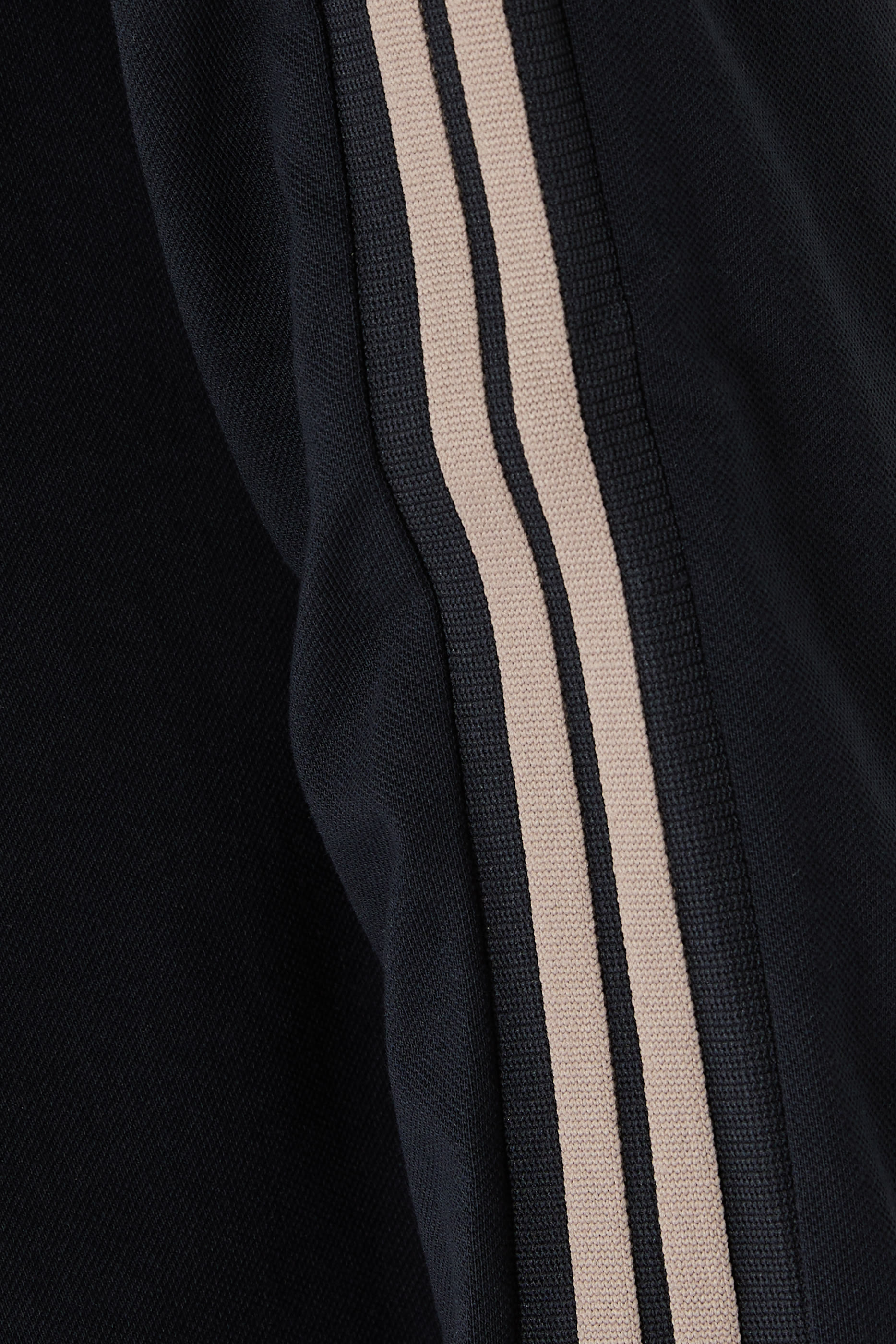  College Long Lined Sleeves Polo Shirt 