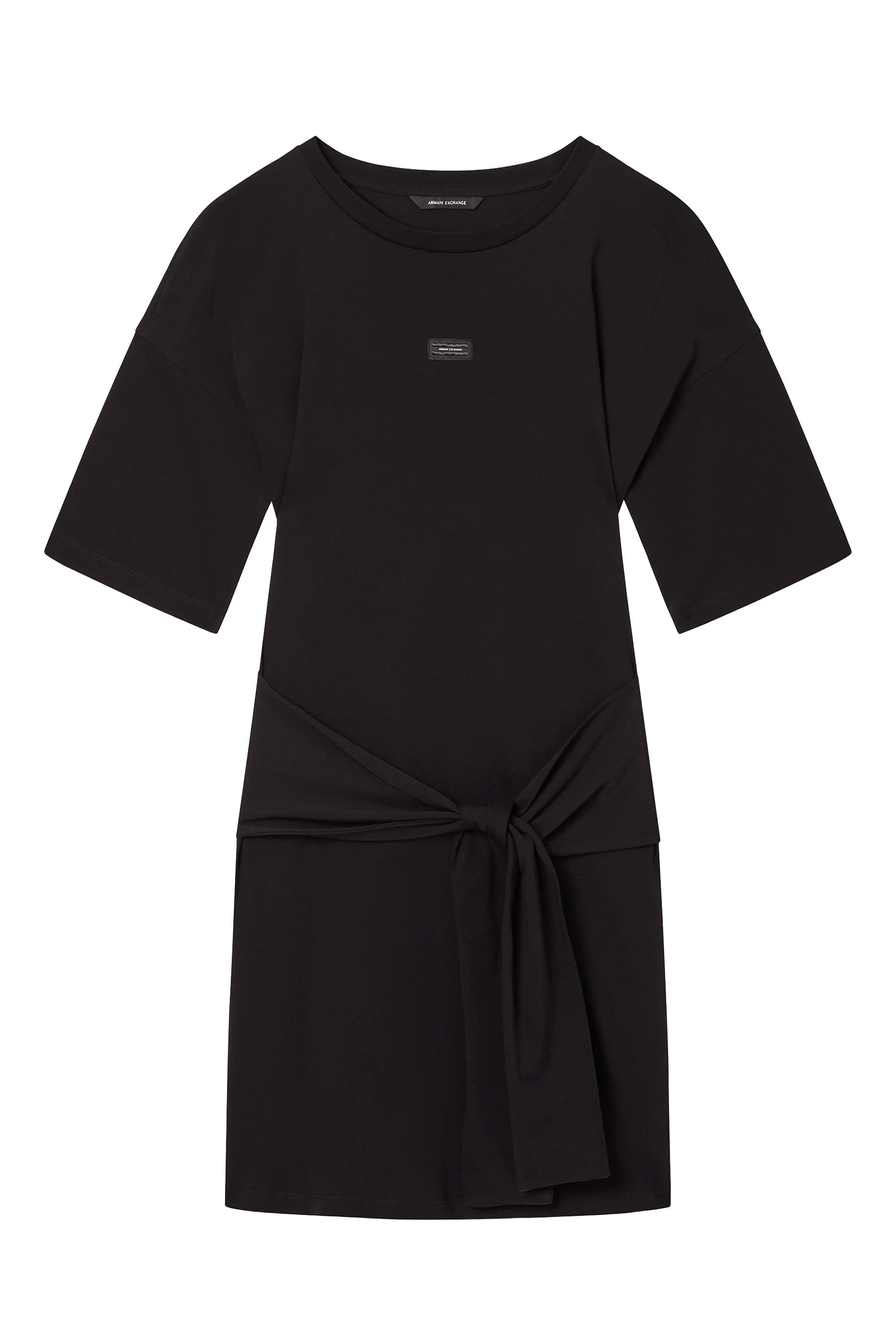 Waist Ribbon Short Dress