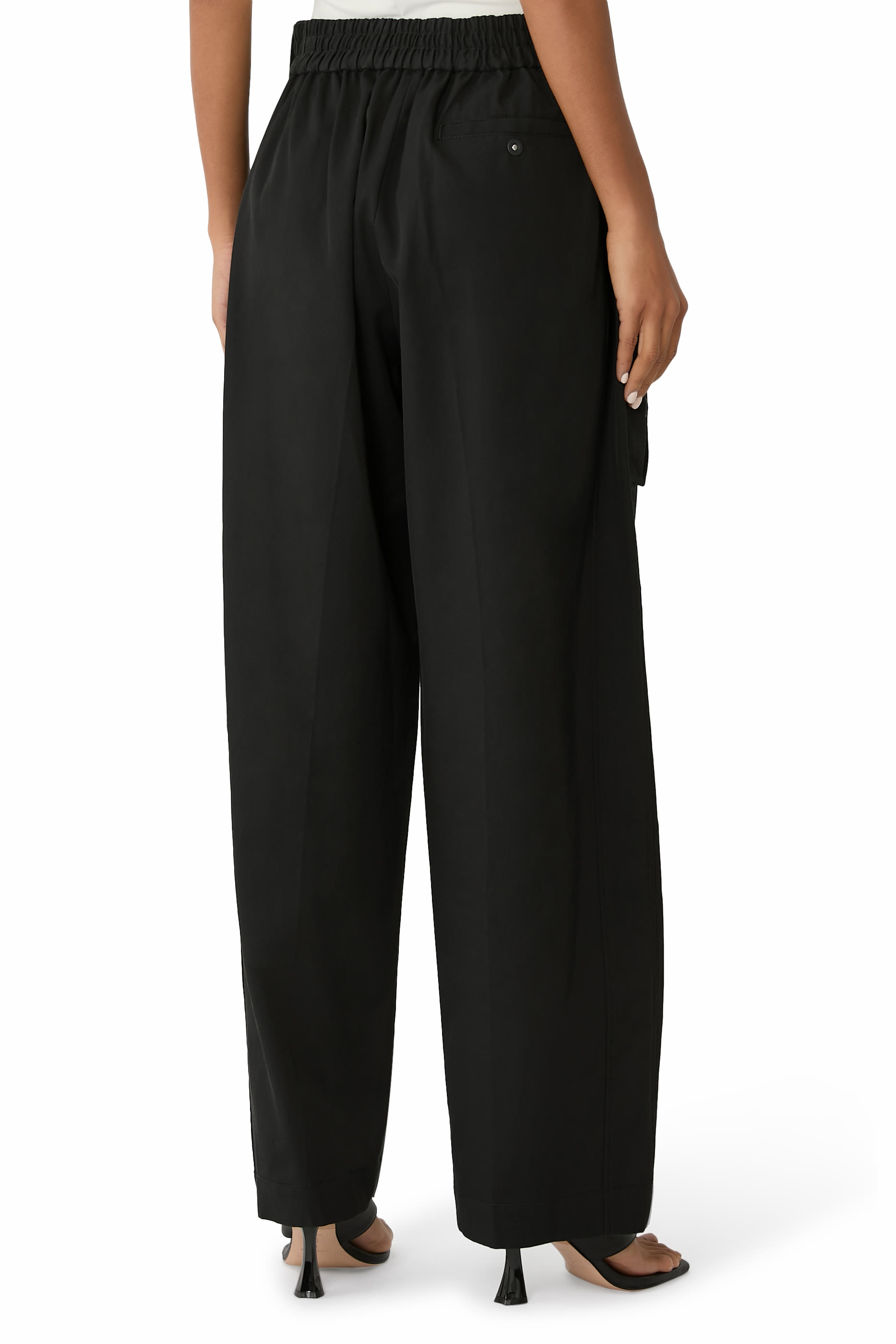 Double Zip Wide-Leg Pants