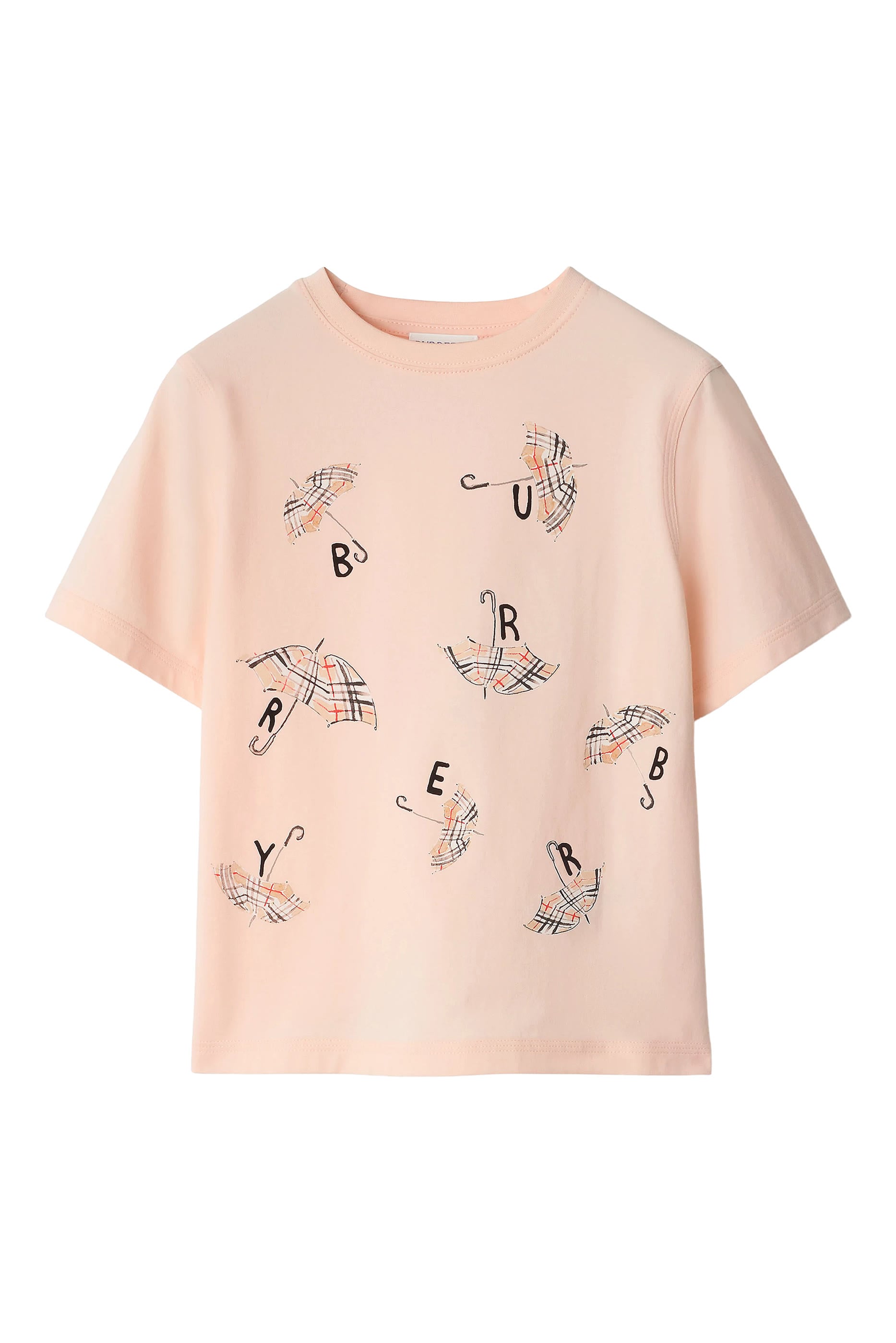 Kids Umbrella Logo Cotton T-shirt