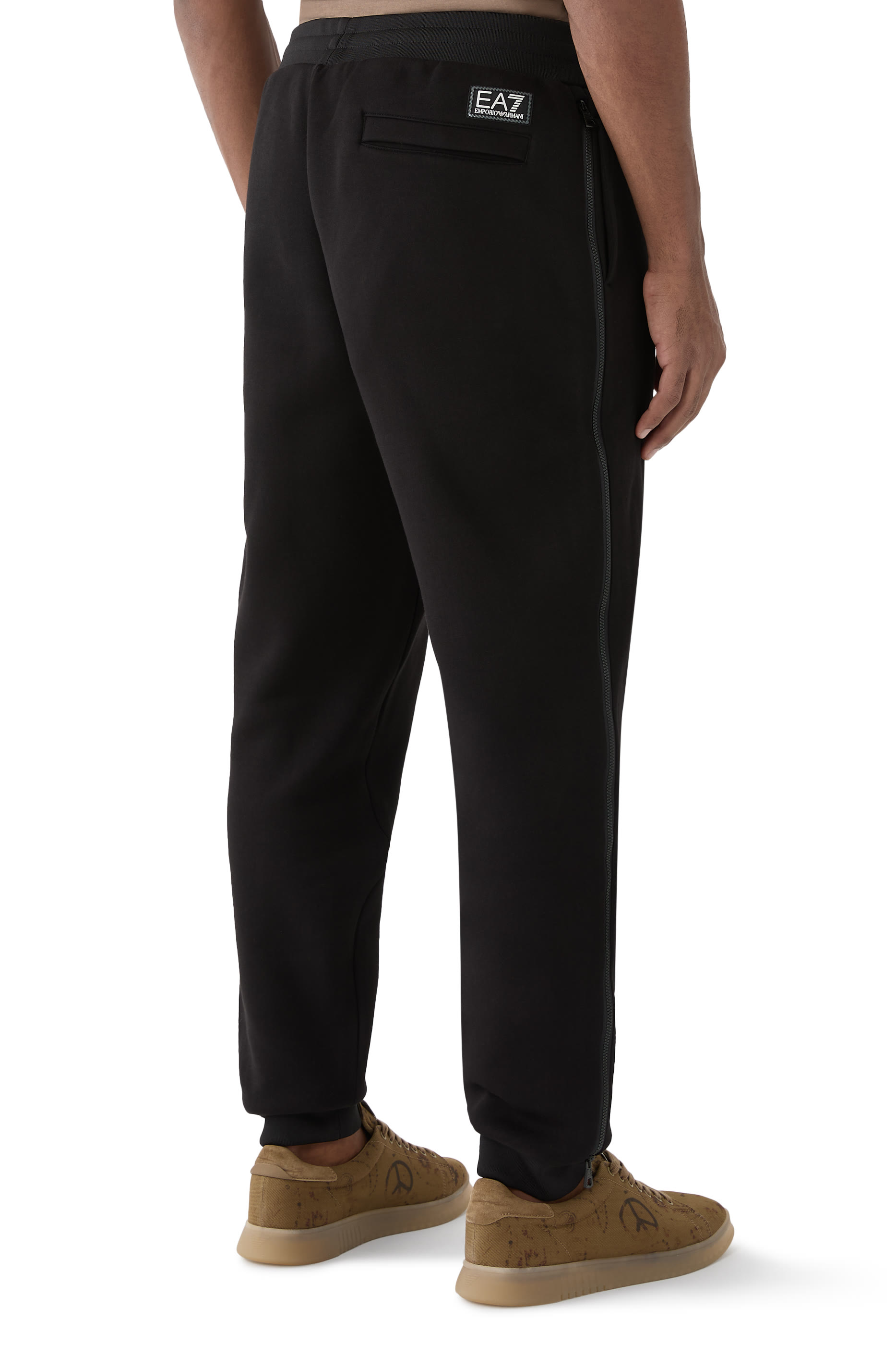 EA7 Logo Cotton Joggers