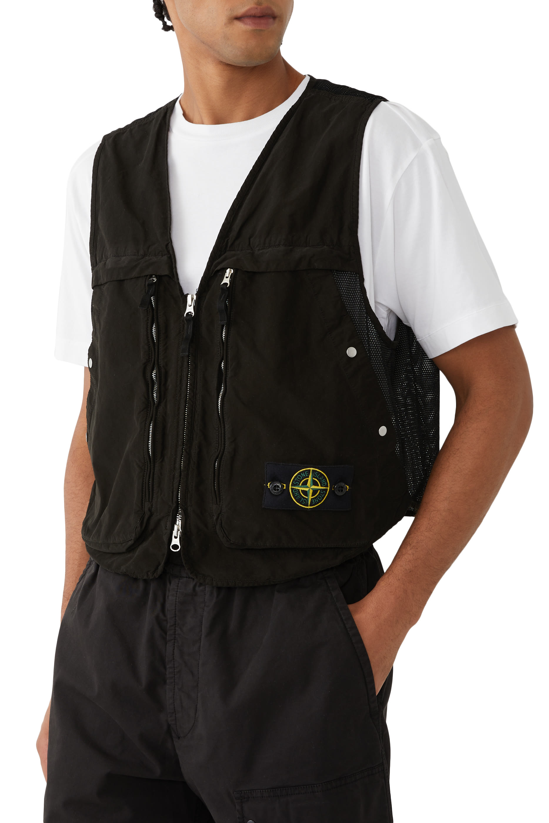 Zipper Vest with Anti-Drop