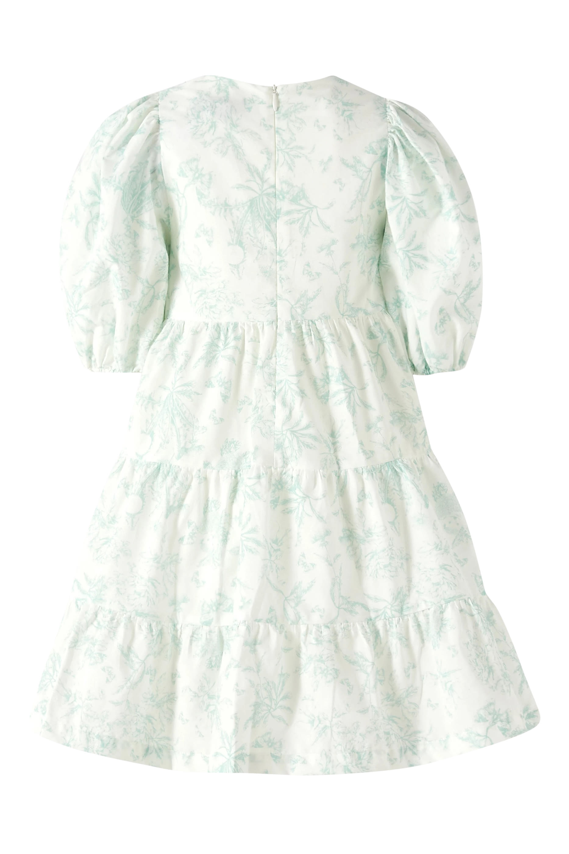 Kids Ruffle Floral Cotton Dress