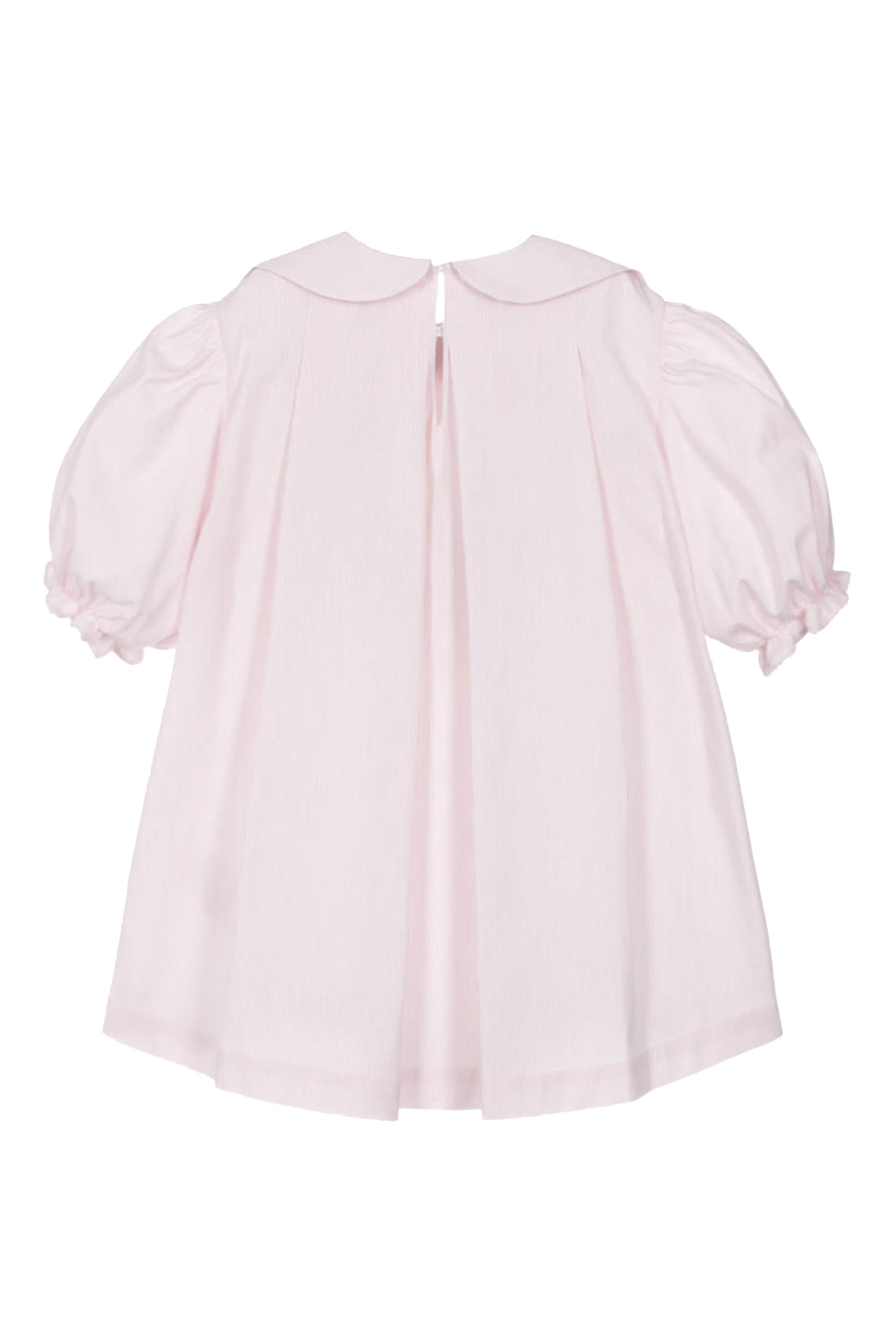 Kids Cotton Bow Collar Dress