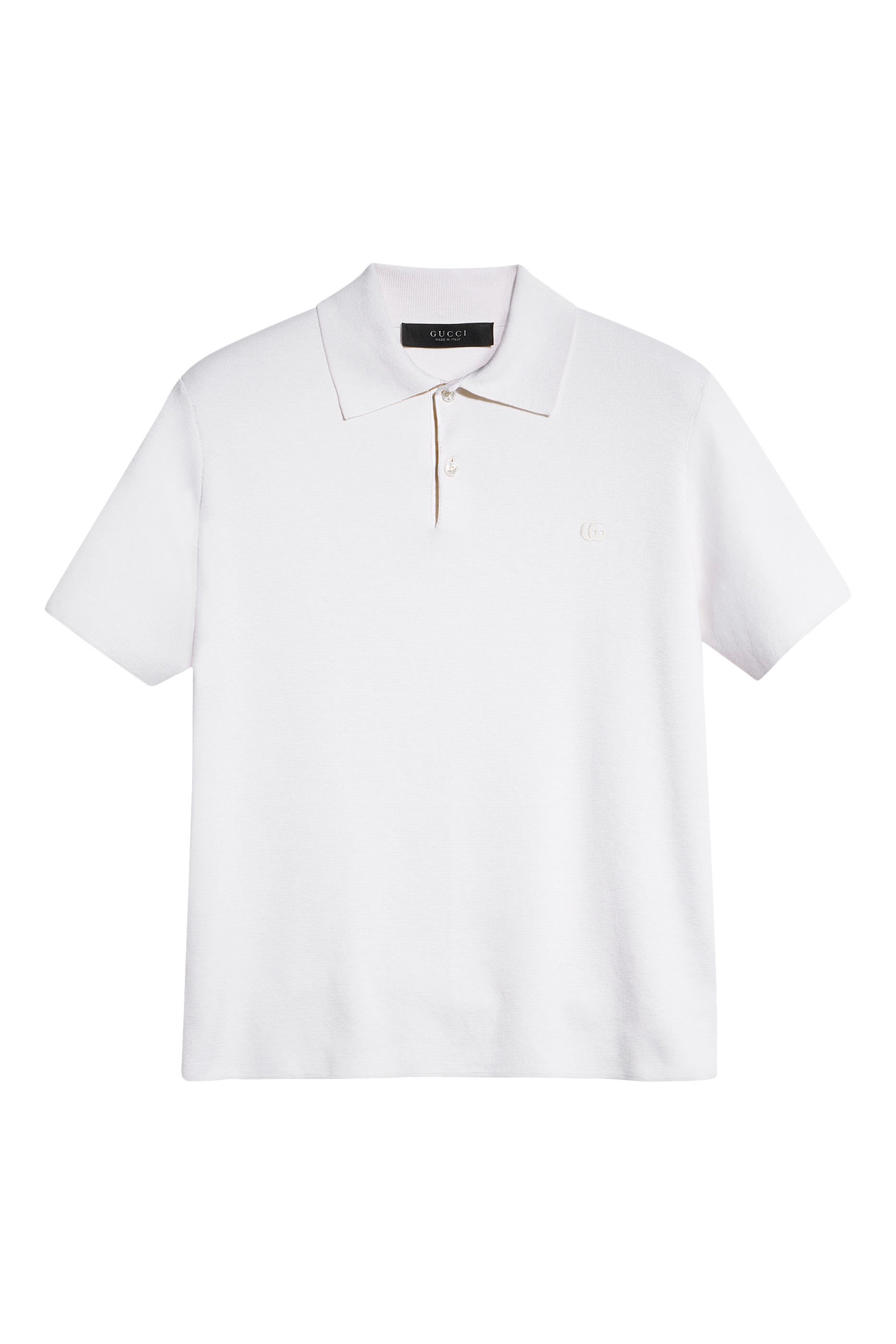 Silk Cotton Polo Shirt 