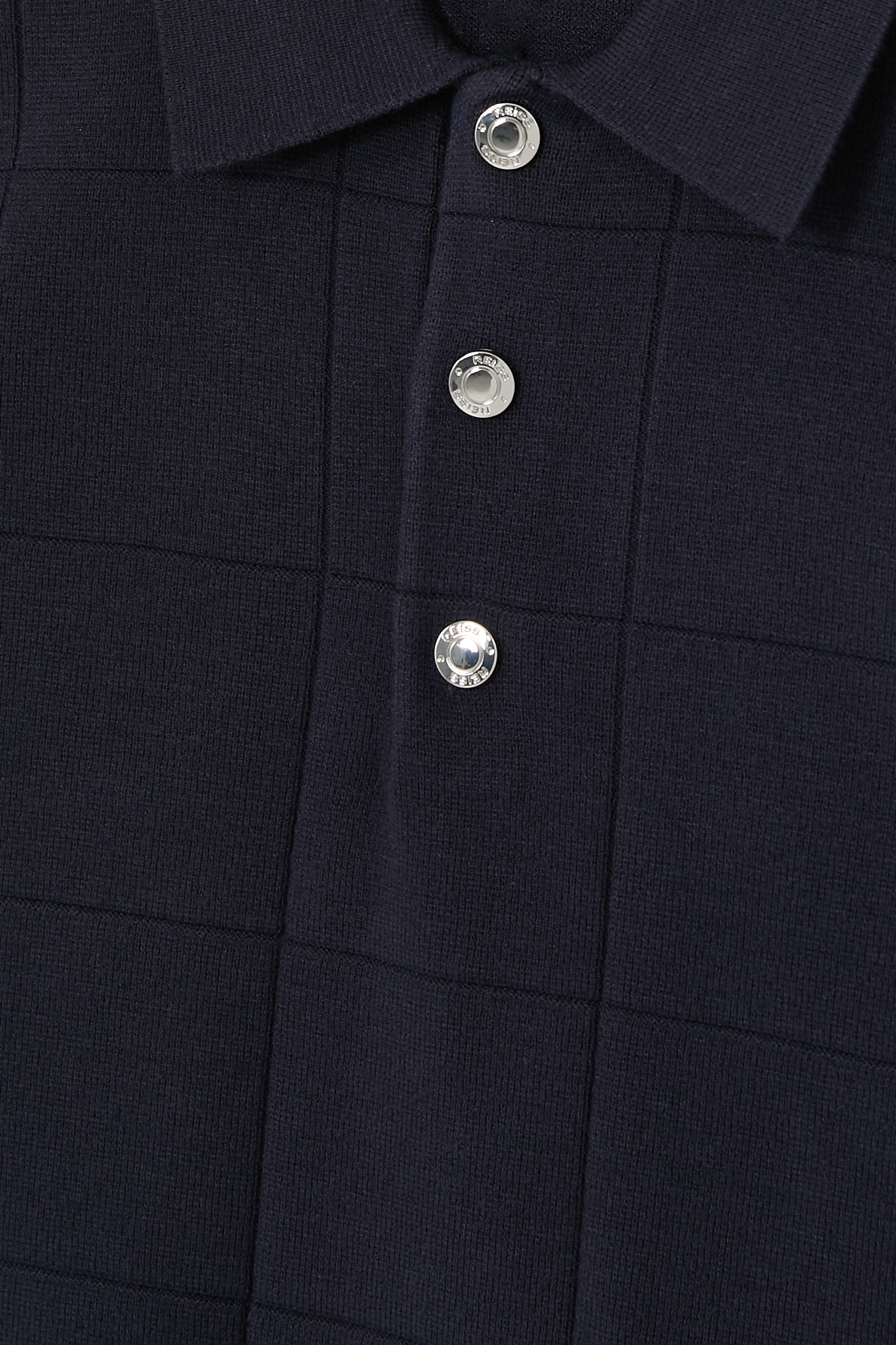 Kids Stitch-Detail Press-Stud Polo Shirt