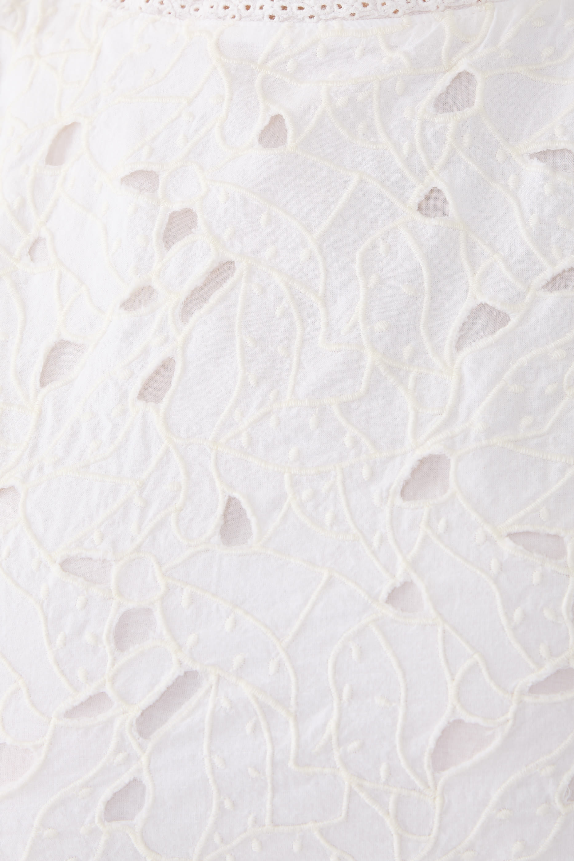 Broderie Crop Top
