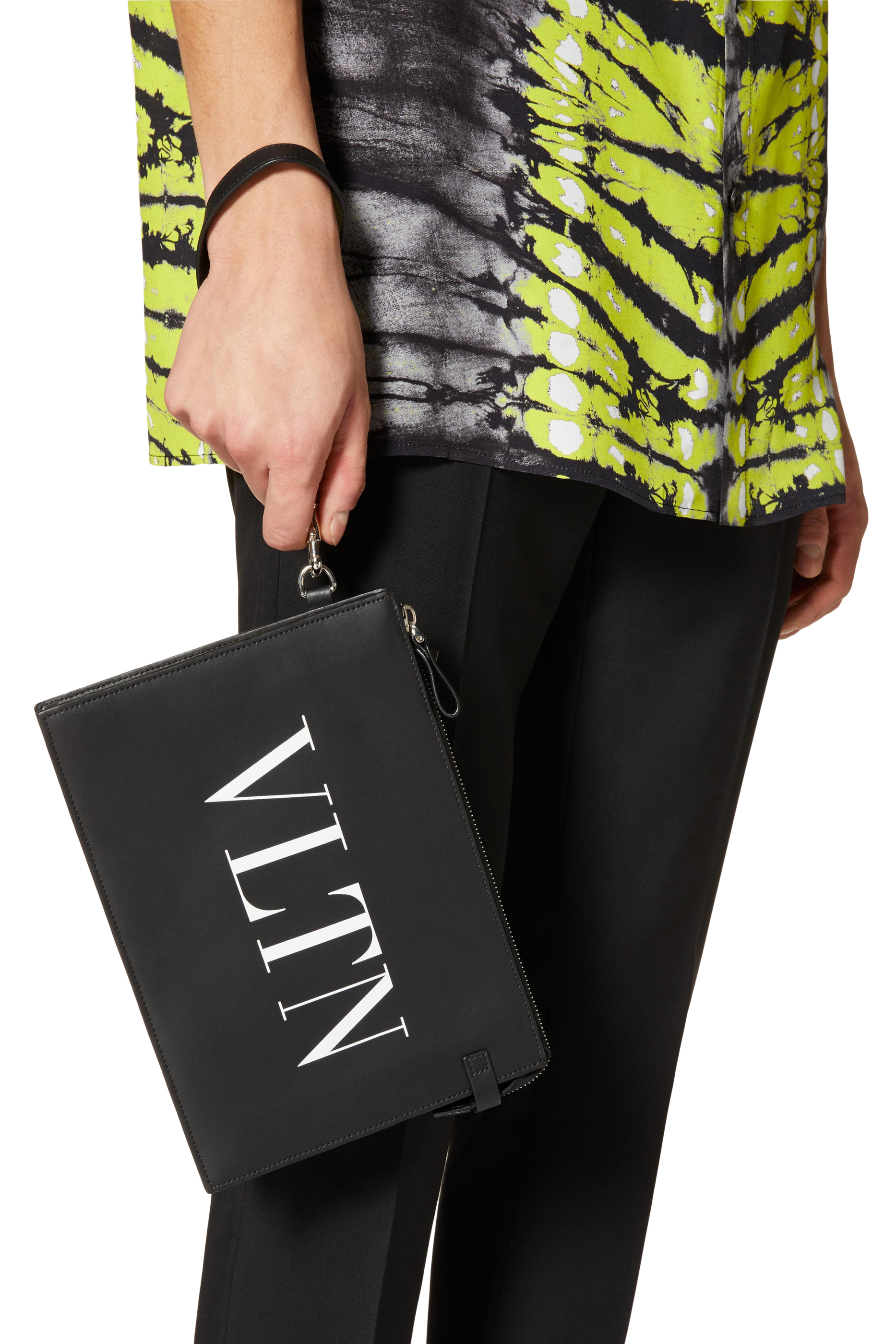 VLTN Leather Pouch
