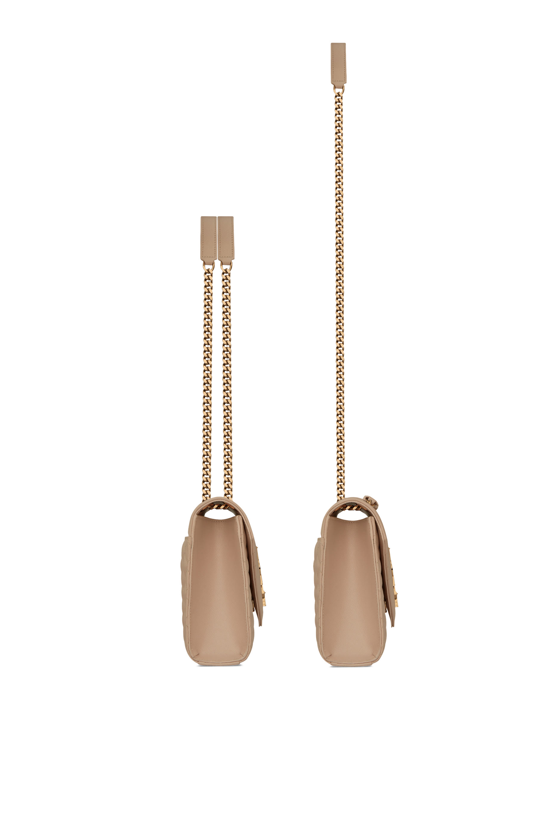 Enveloppe Medium Bag In Mix Matelassé Grain De Poudre Embossed Leather