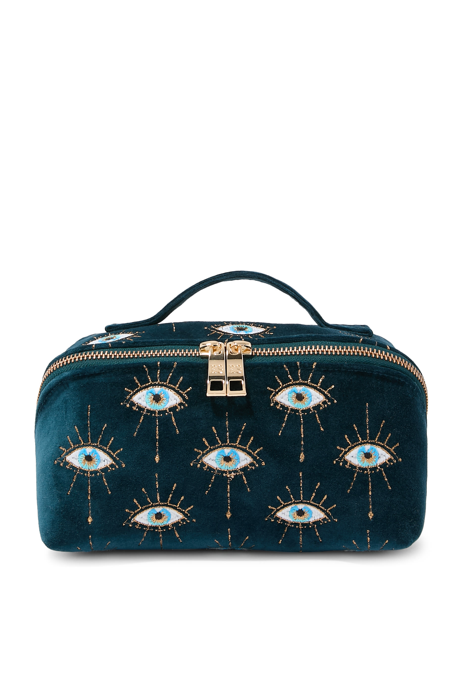Mystical Eye Open Flat Makeup Bag 