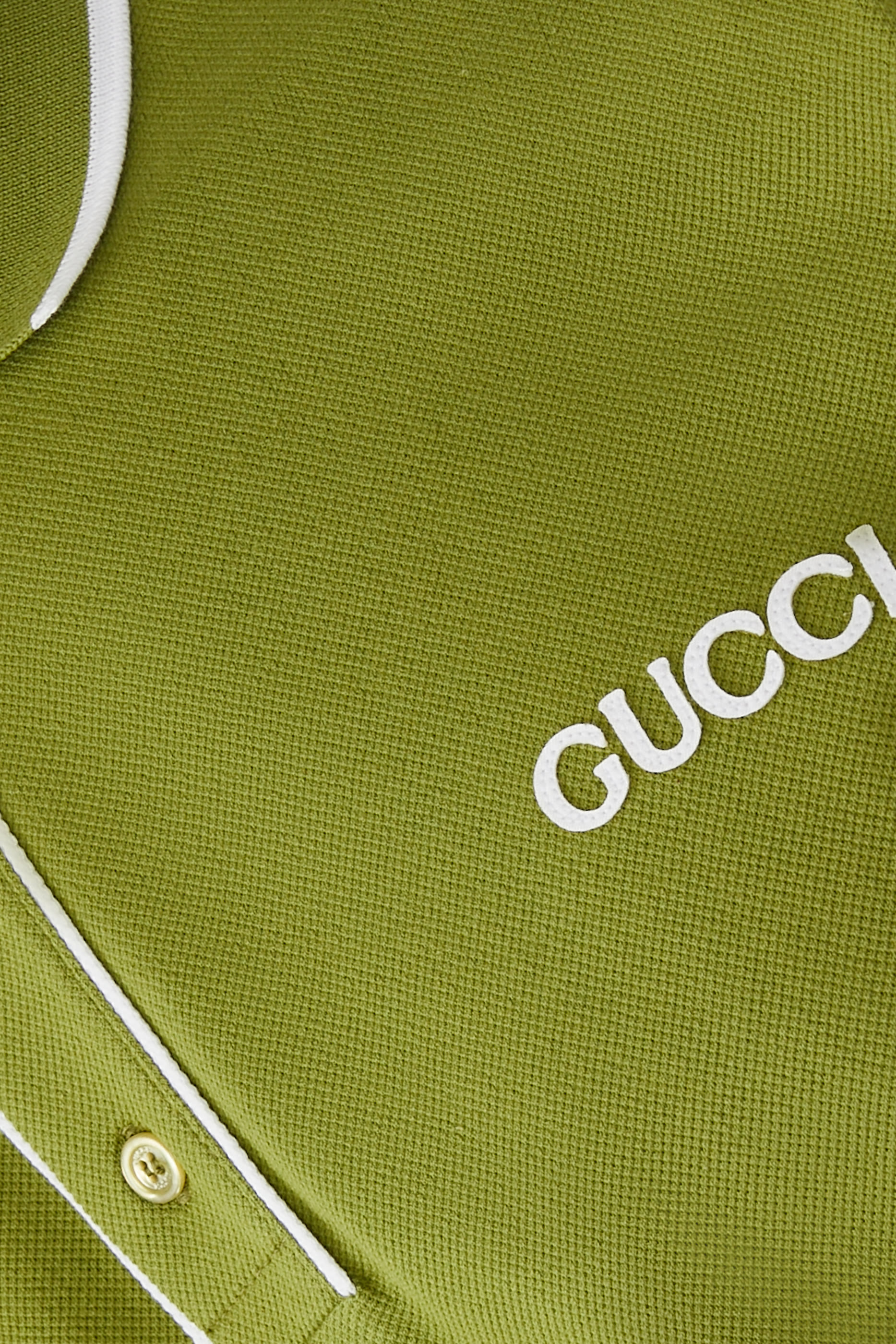 Embroidered Cotton Piquet Polo Shirt