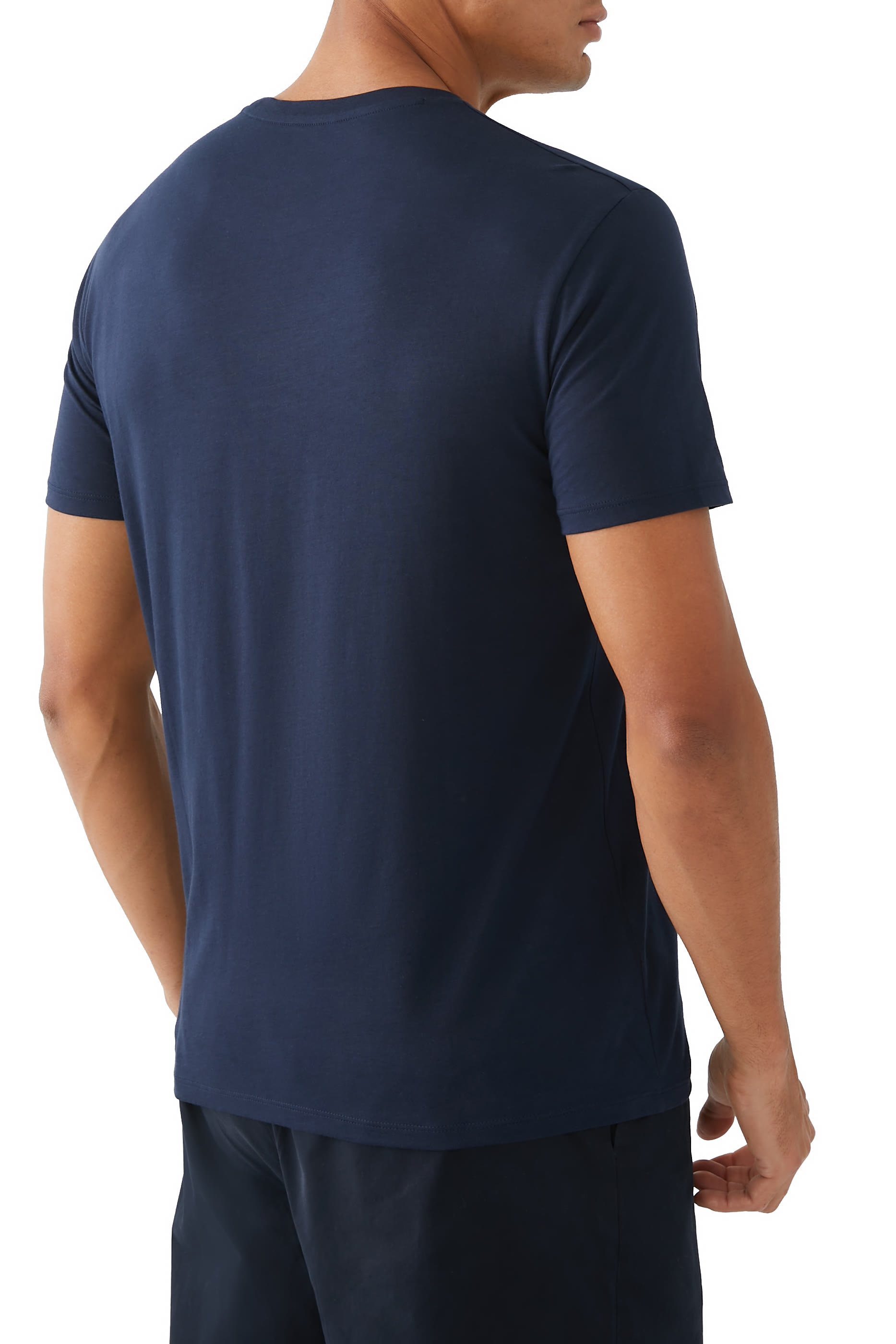 Meta Nature Crew Neck Regular Fit Cotton T-Shirt