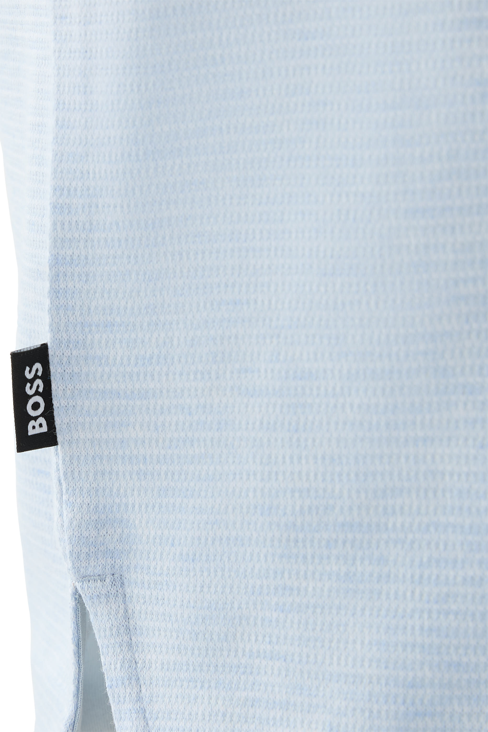 Mercerised-Cotton Polo Shirt with Micro Pattern