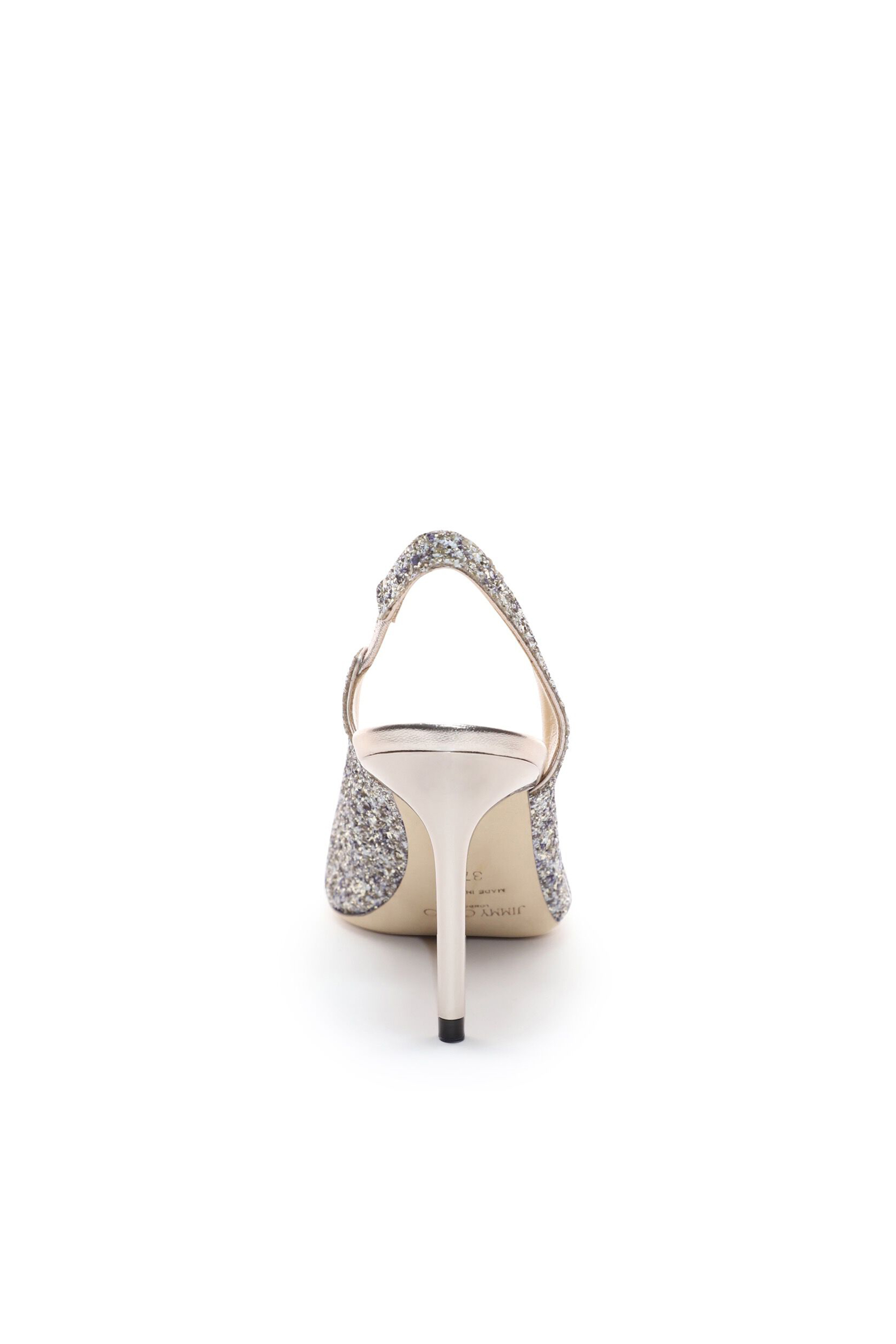 Ivy 85 Glitter Fabric Slingback Heels
