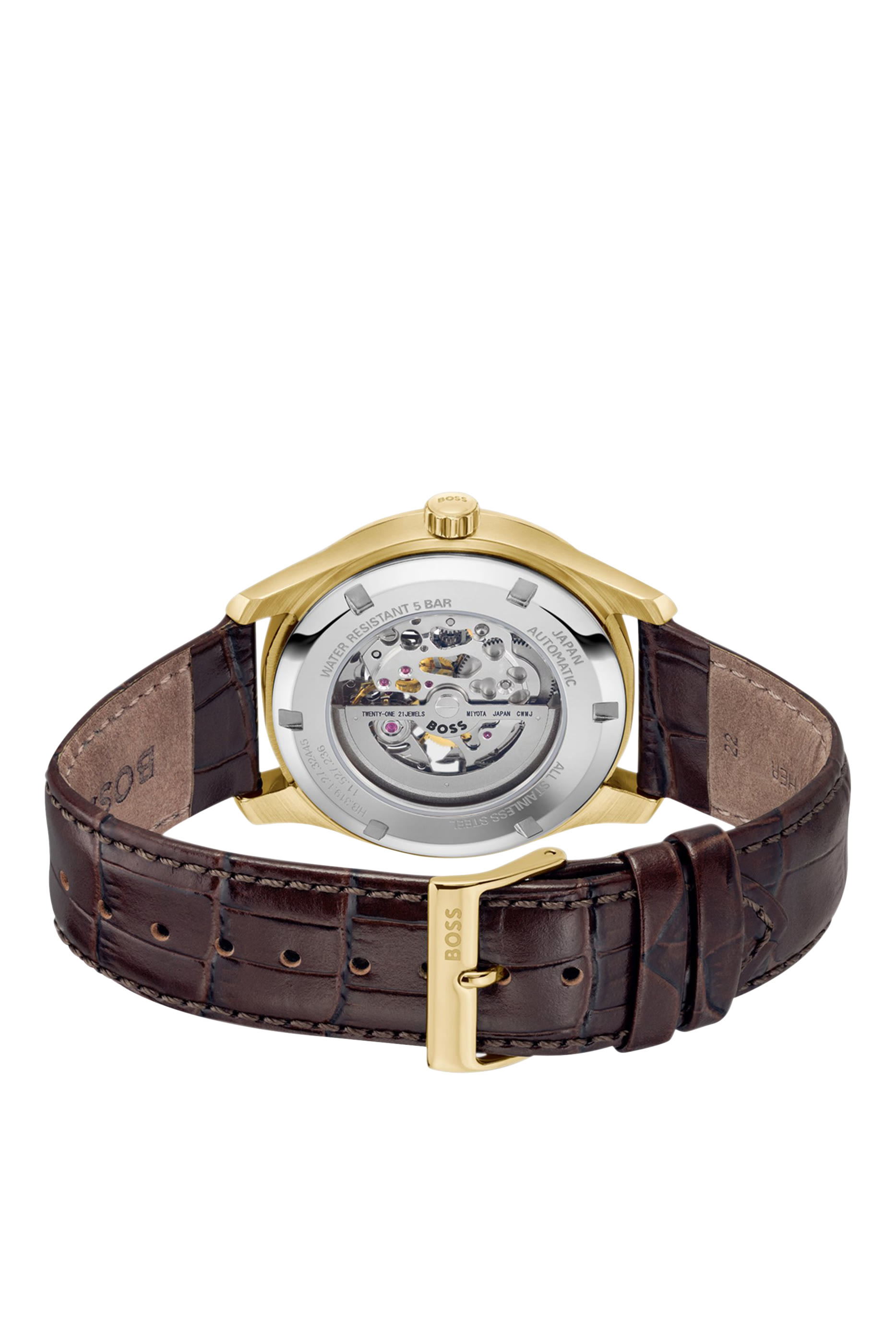 Principle Skeleton Gold-Tone Automatic Watch