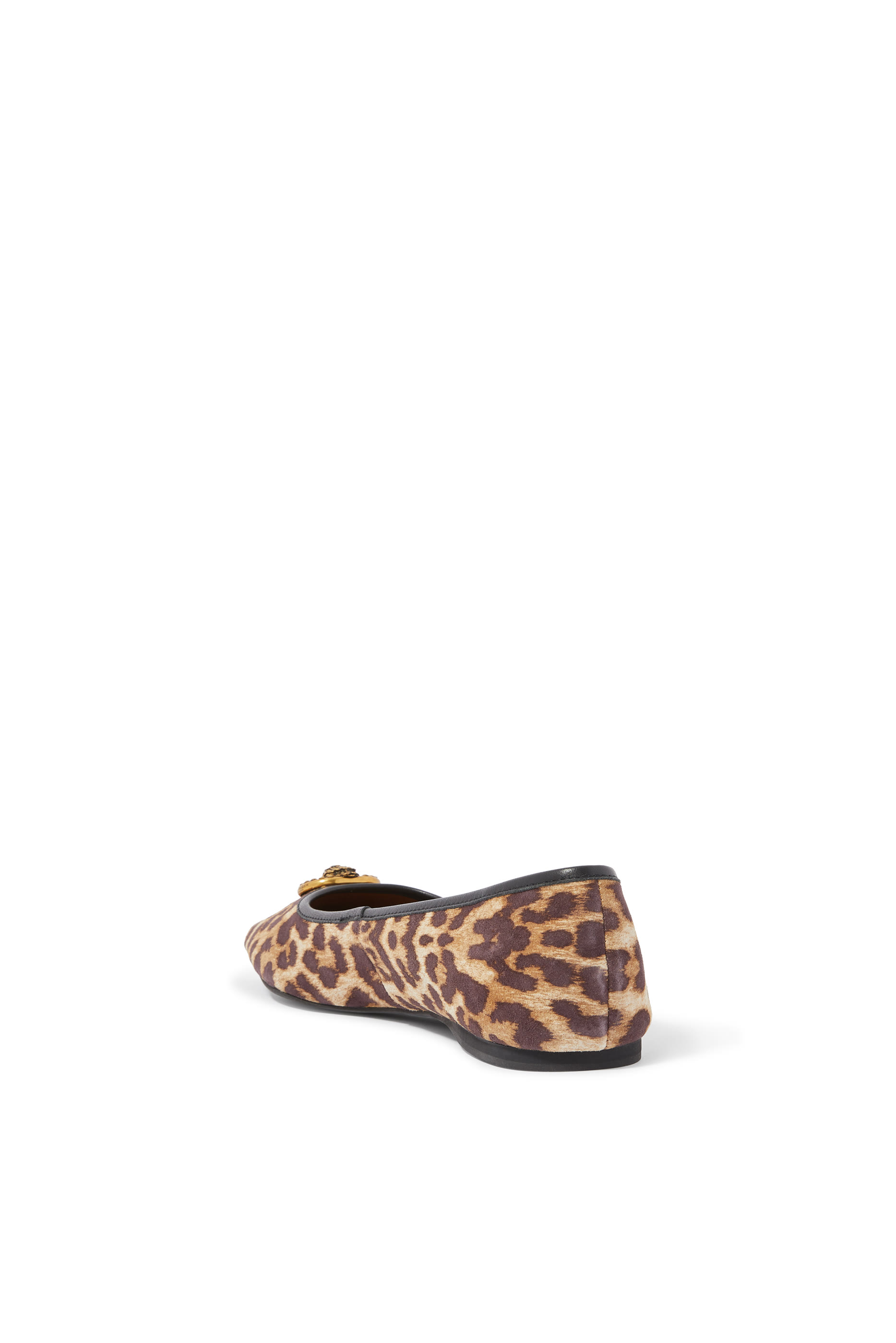 Chelsea Leopard Print Square Toe Ballet