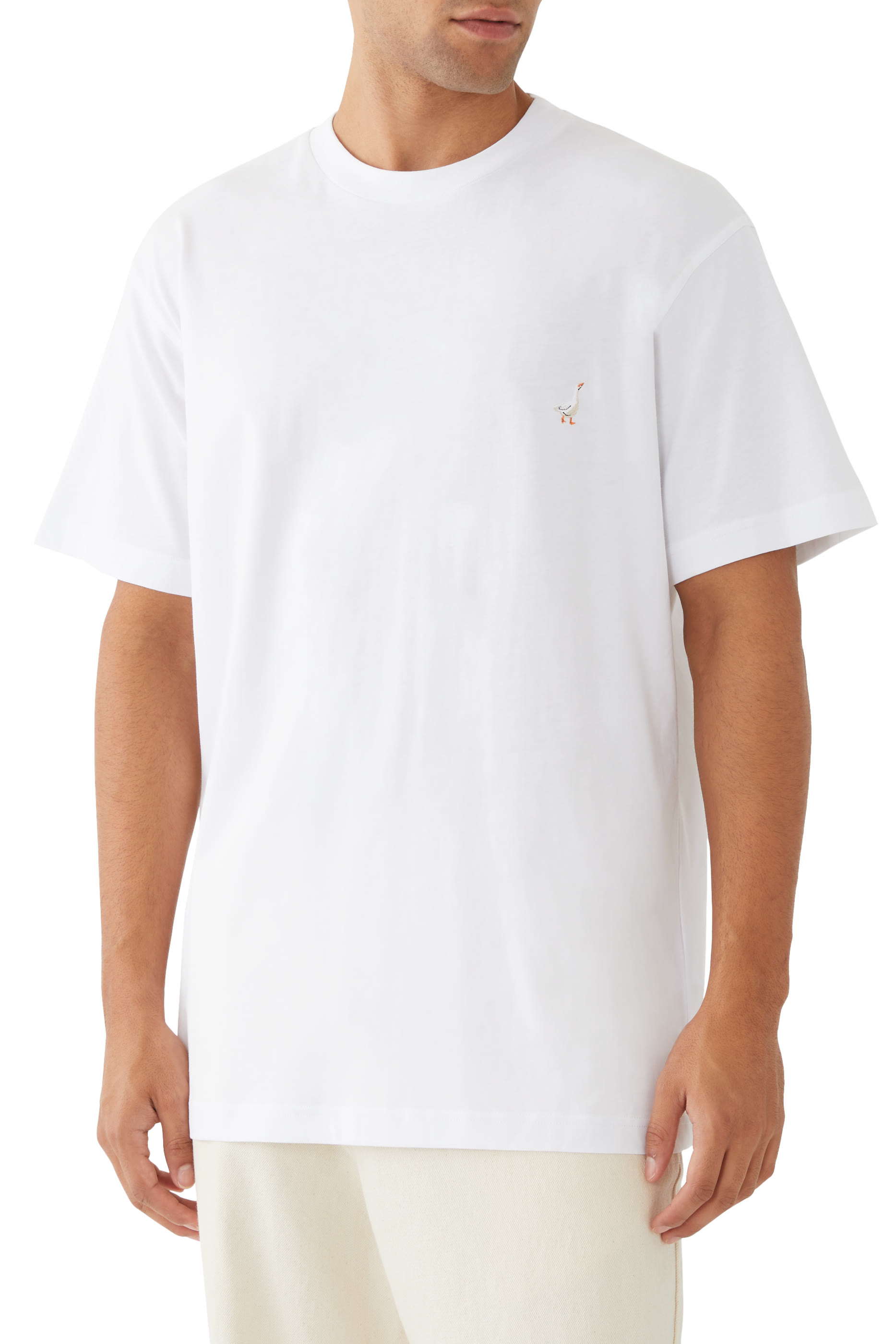 Goose Embroidery T-Shirt