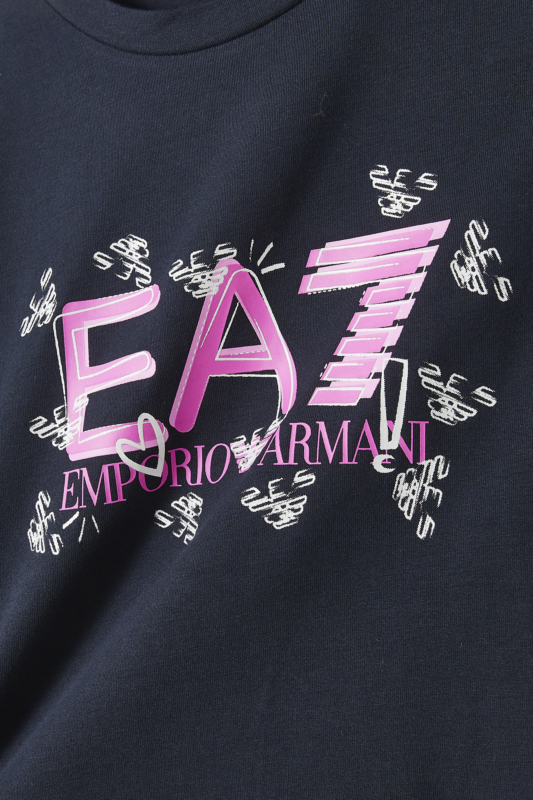 Kids EA7 Logo T-Shirt