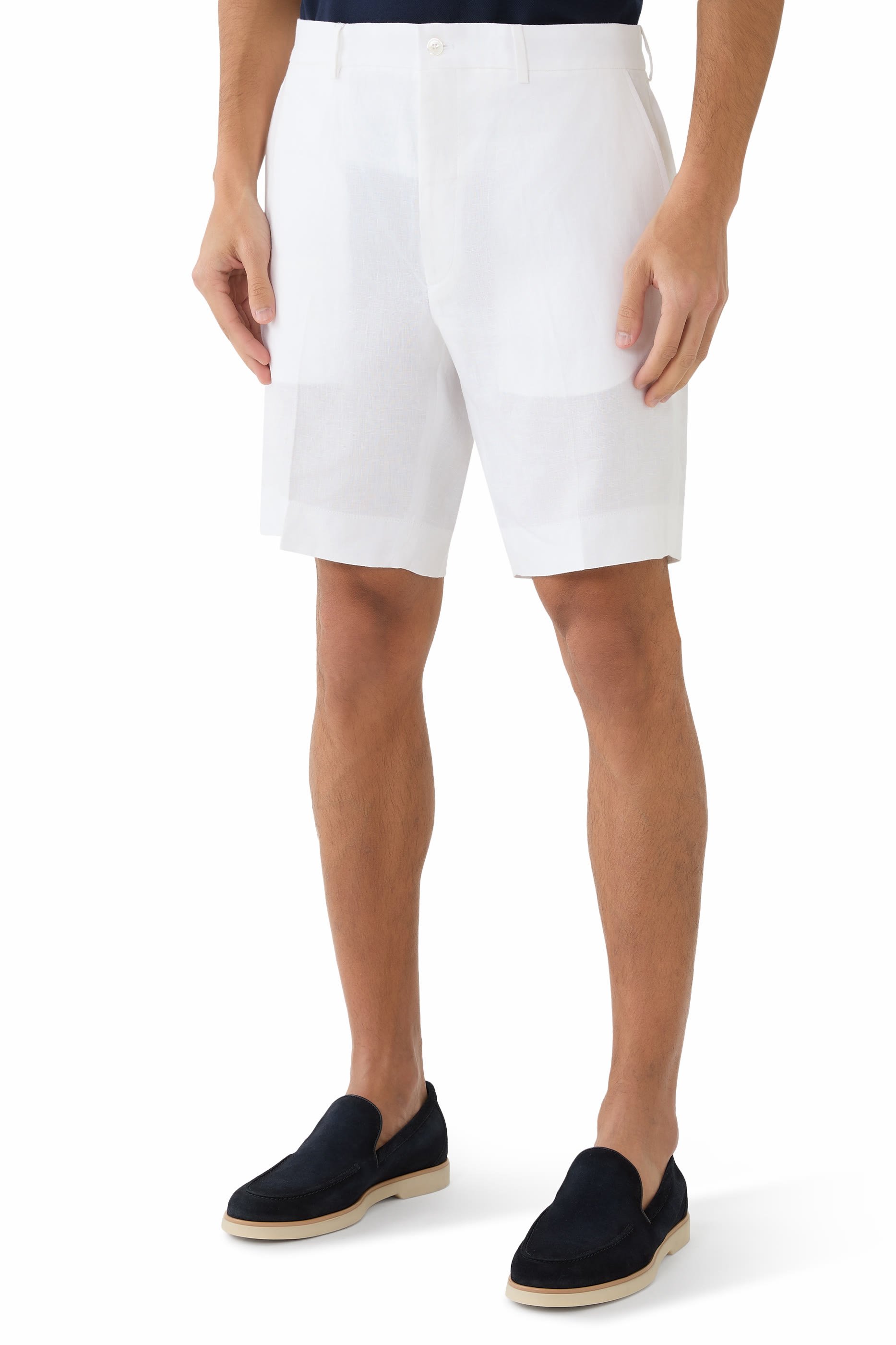 Flat Front Shorts