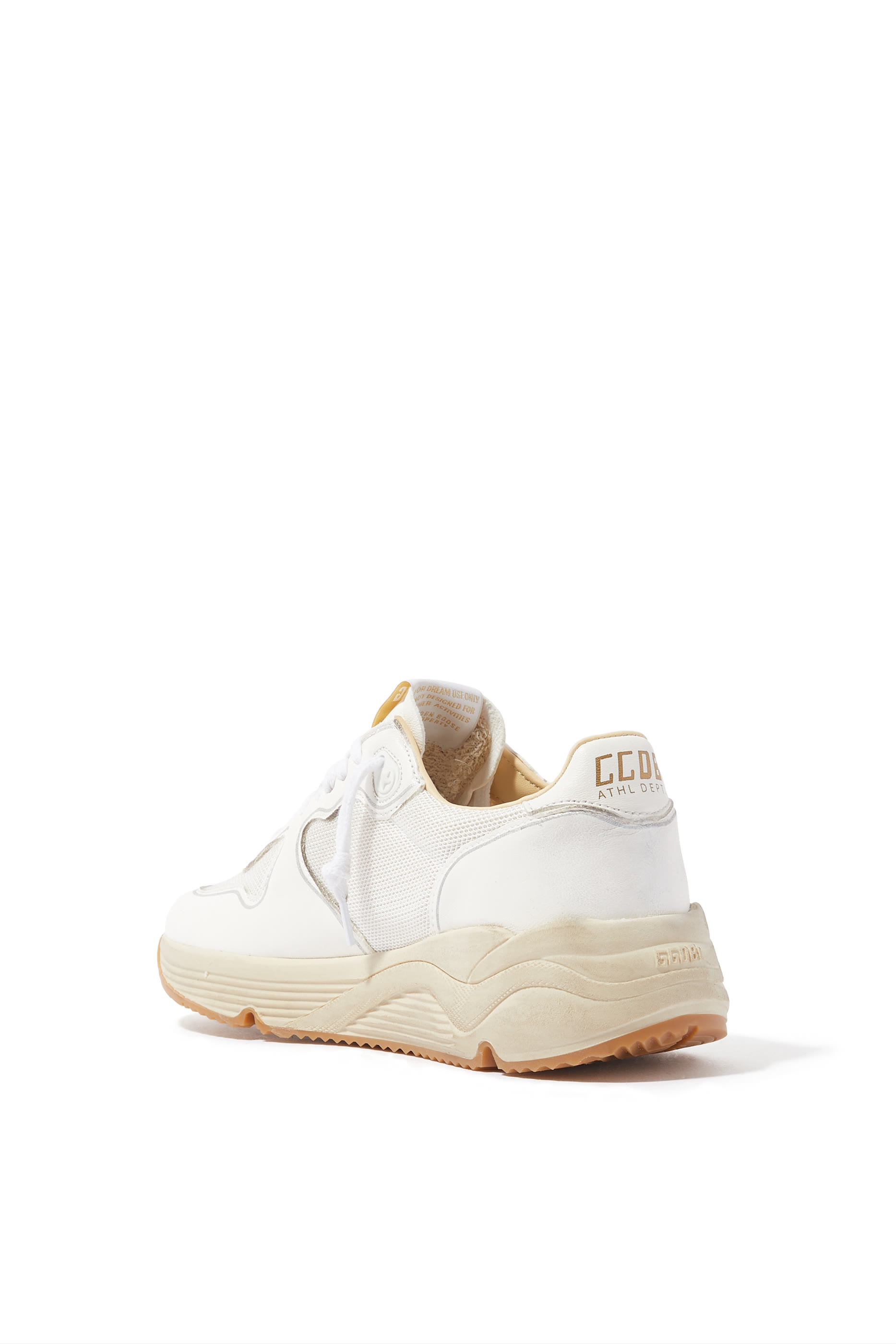 Running Sole Leather Sneakers