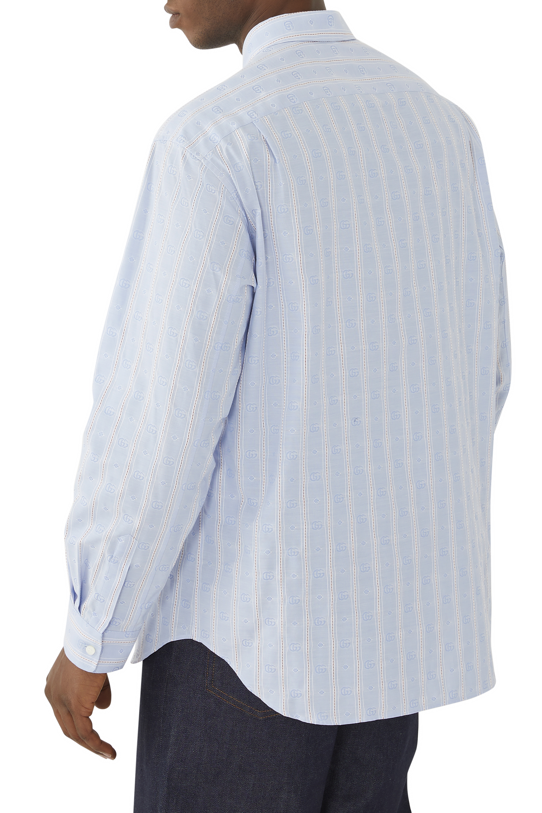 Striped Double G Shirt