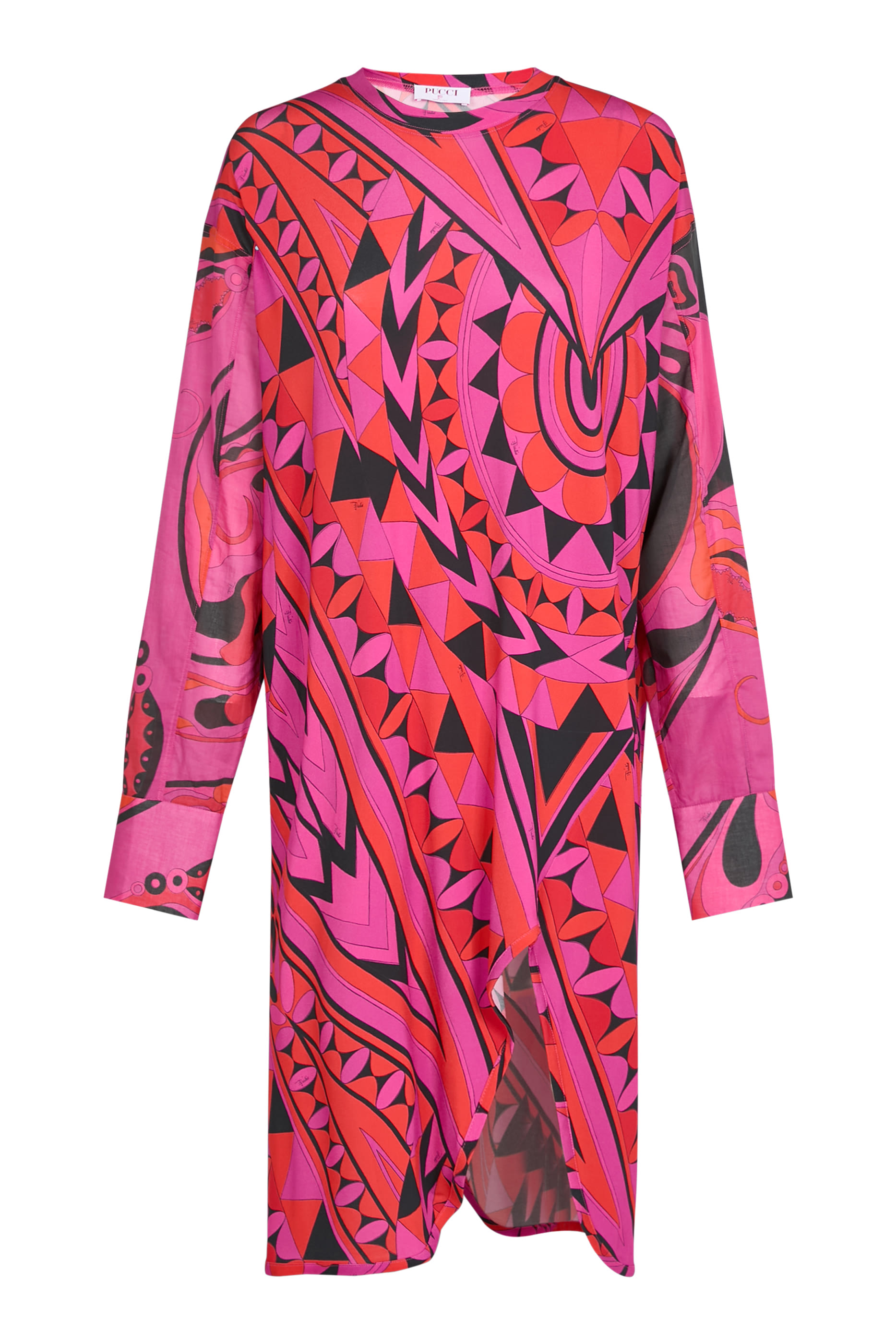 Manuba Print Long-Sleeved Dress
