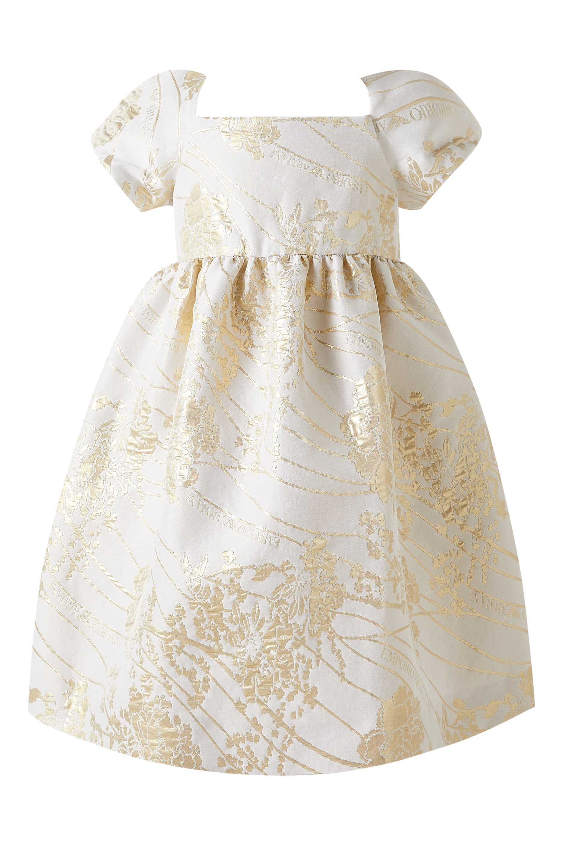 Kids Jacquard Floral Dress