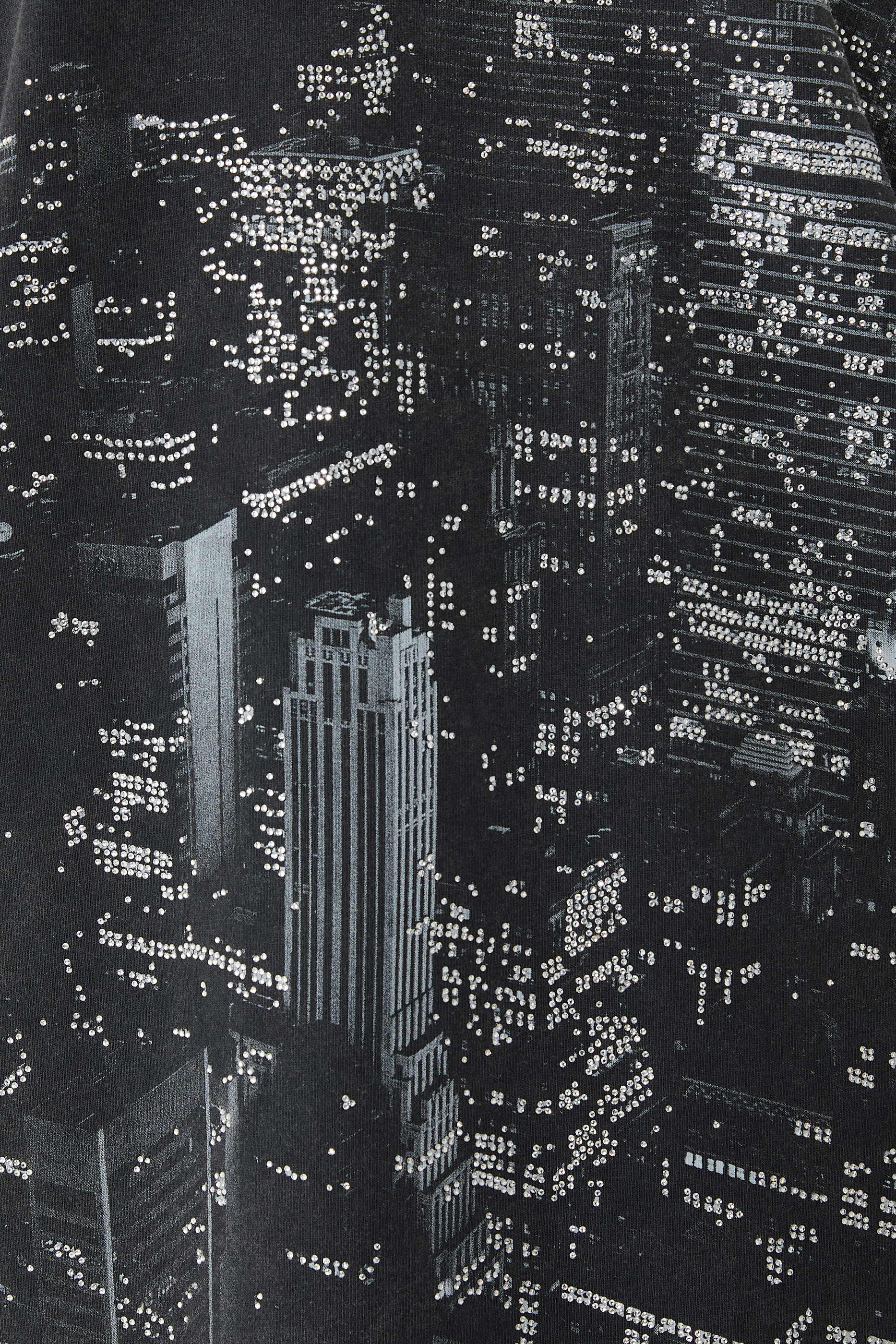 NY Skyline Crystal Hotfix T-Shirt