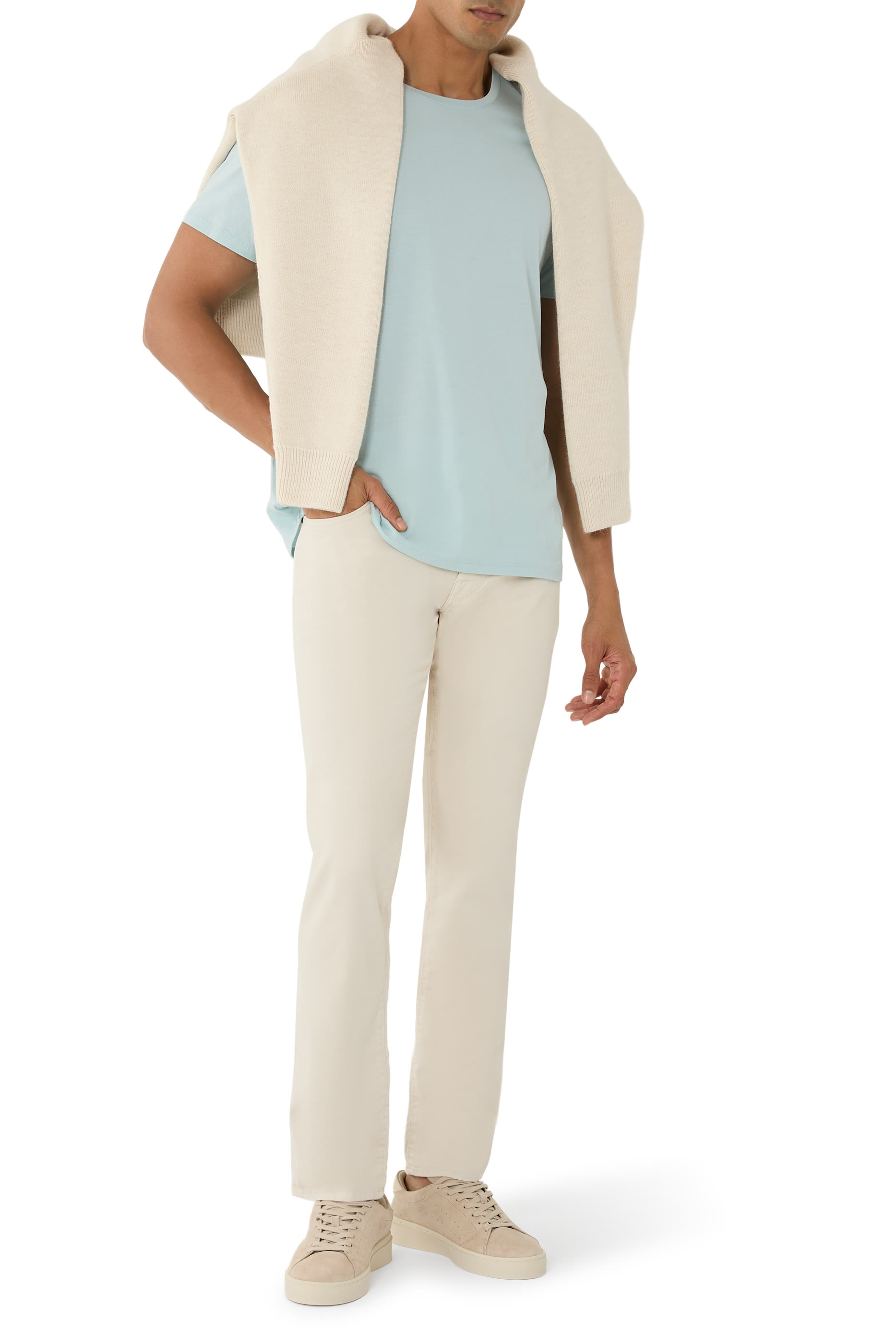 5-Pocket Straight-Leg Jeans