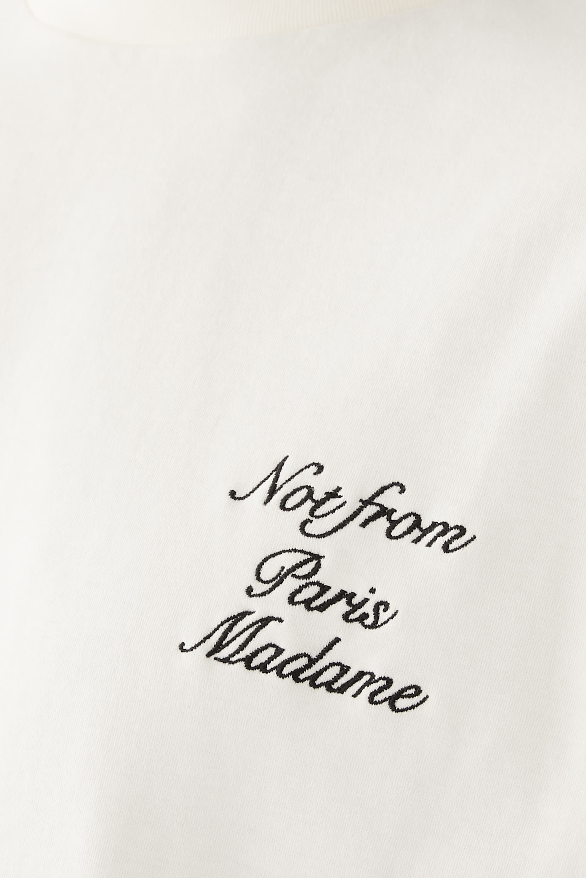 Le T-Shirt Slogan Cursive