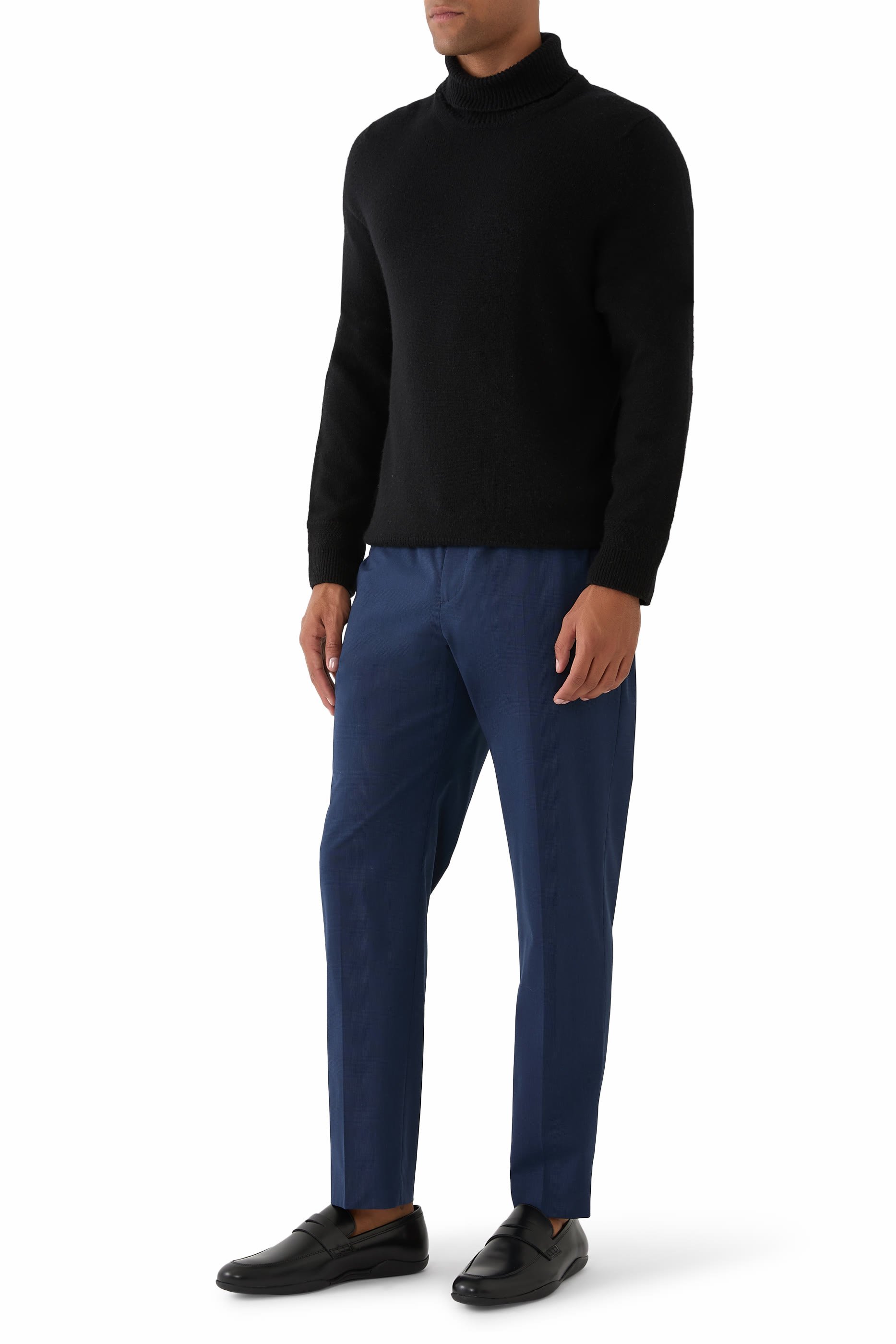 Downing F Soft Leather Loafers