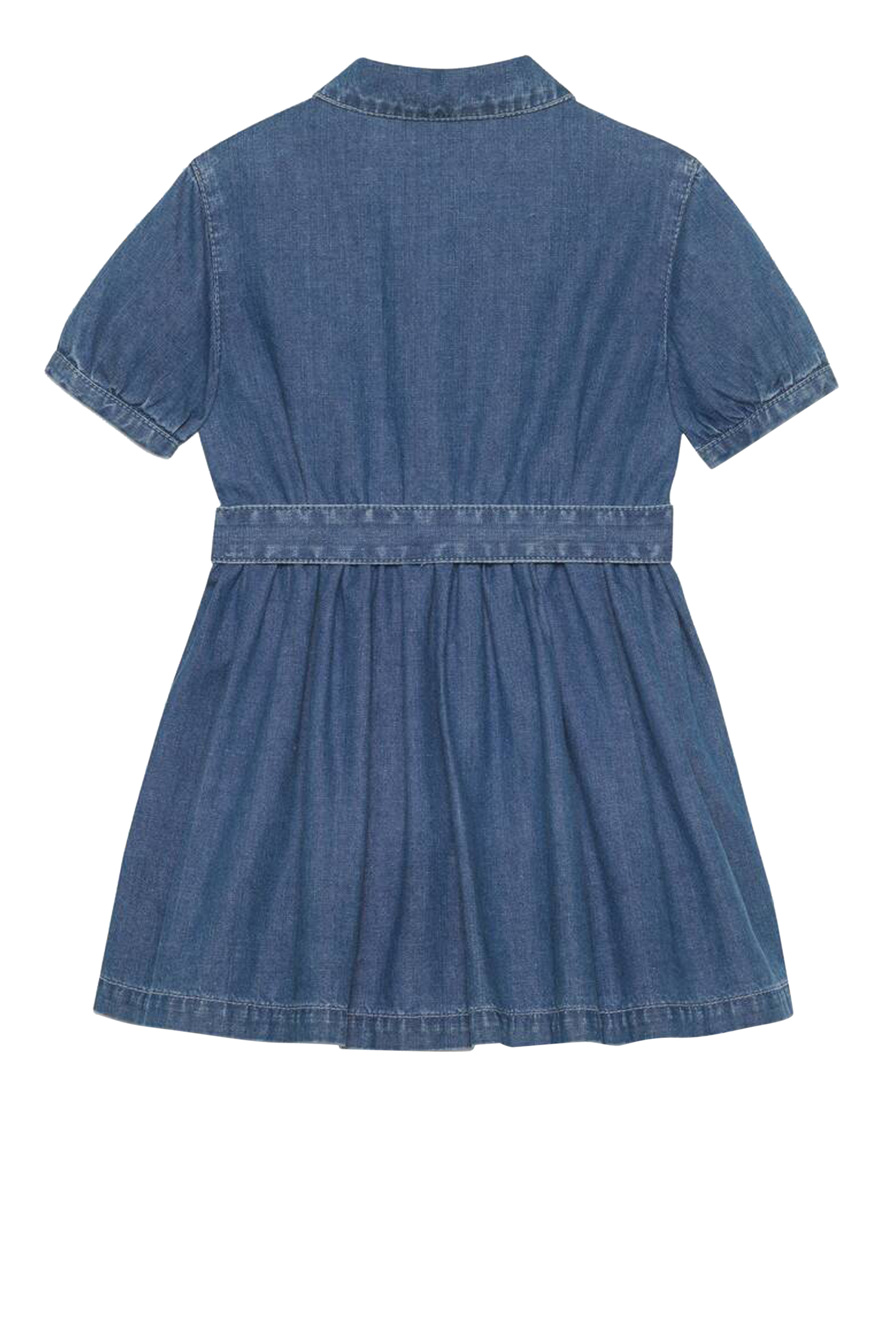 Denim Dress With Interlocking G