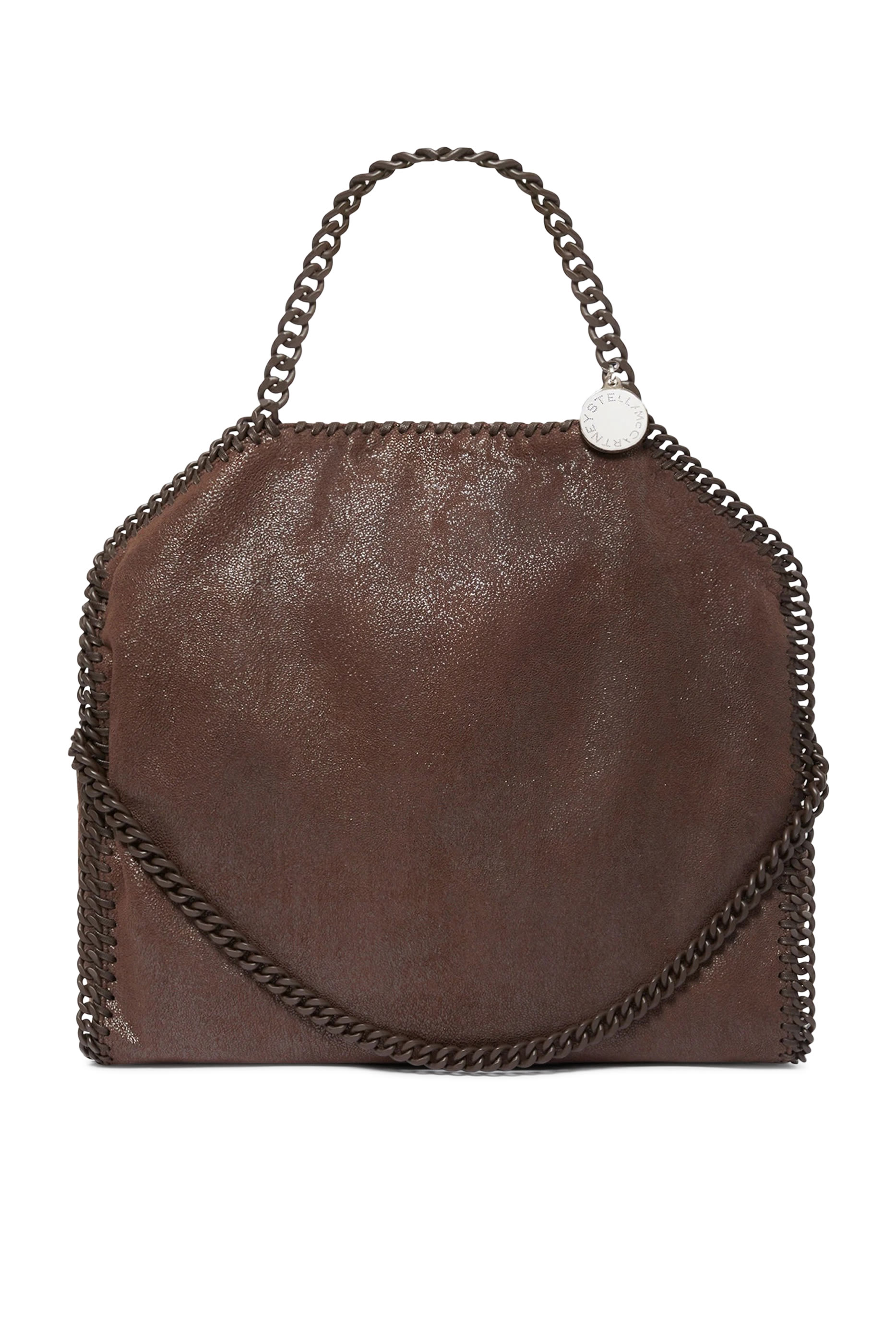 Falabella Fold-Over Enamel Tote Bag