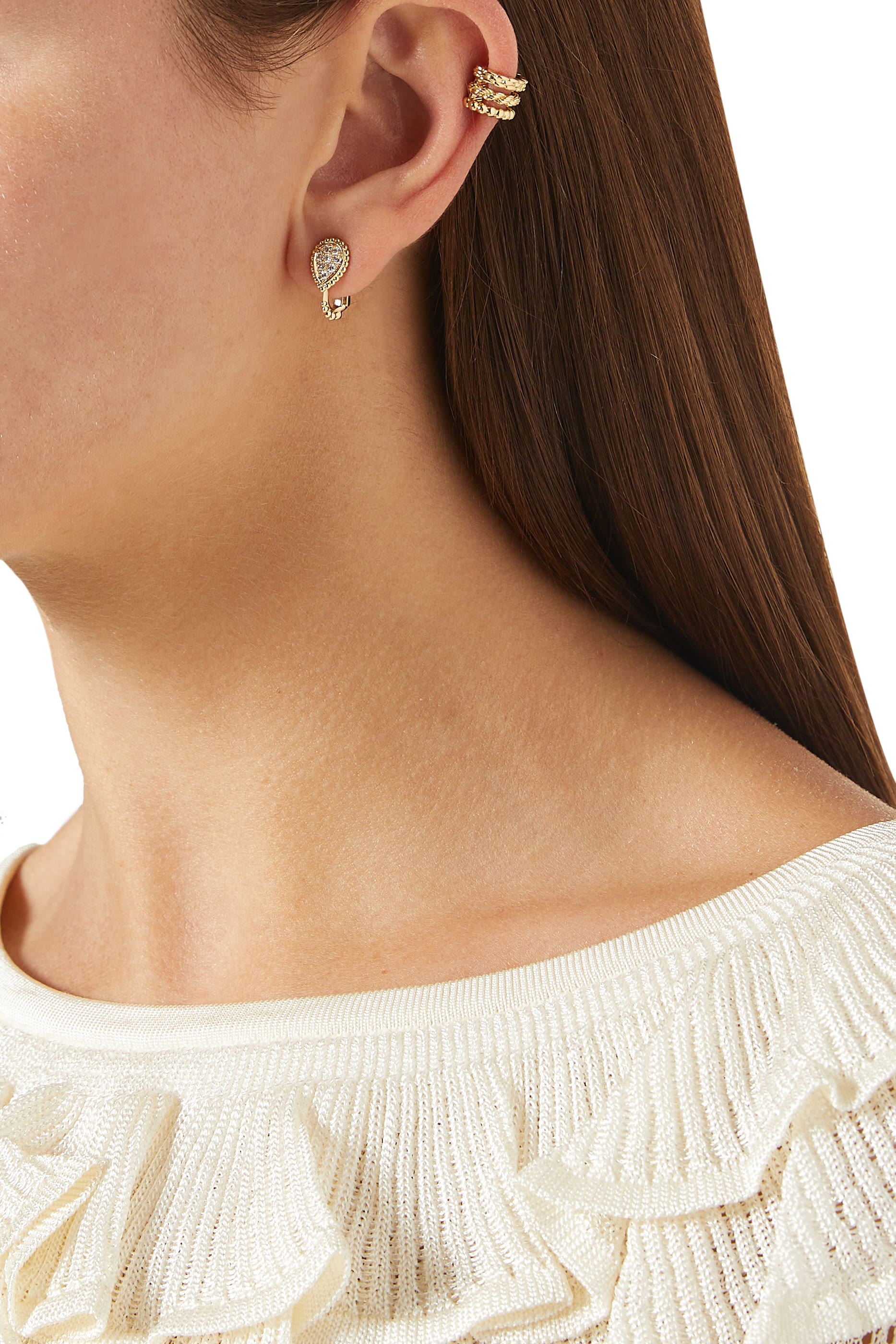 Serpent Boh&egrave;me Asymmetrical Ear Clips