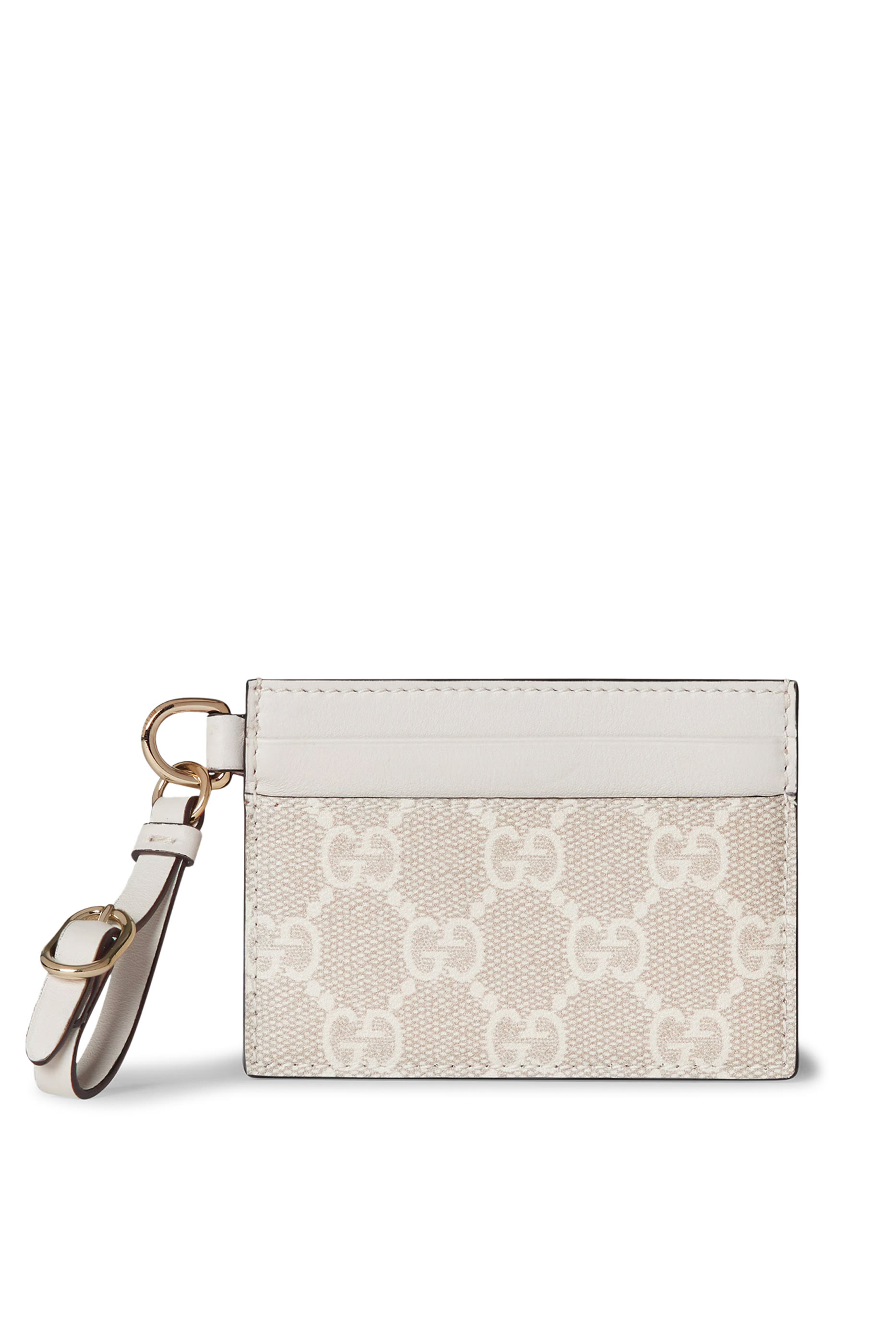 GG Emblem Card Case with Strap