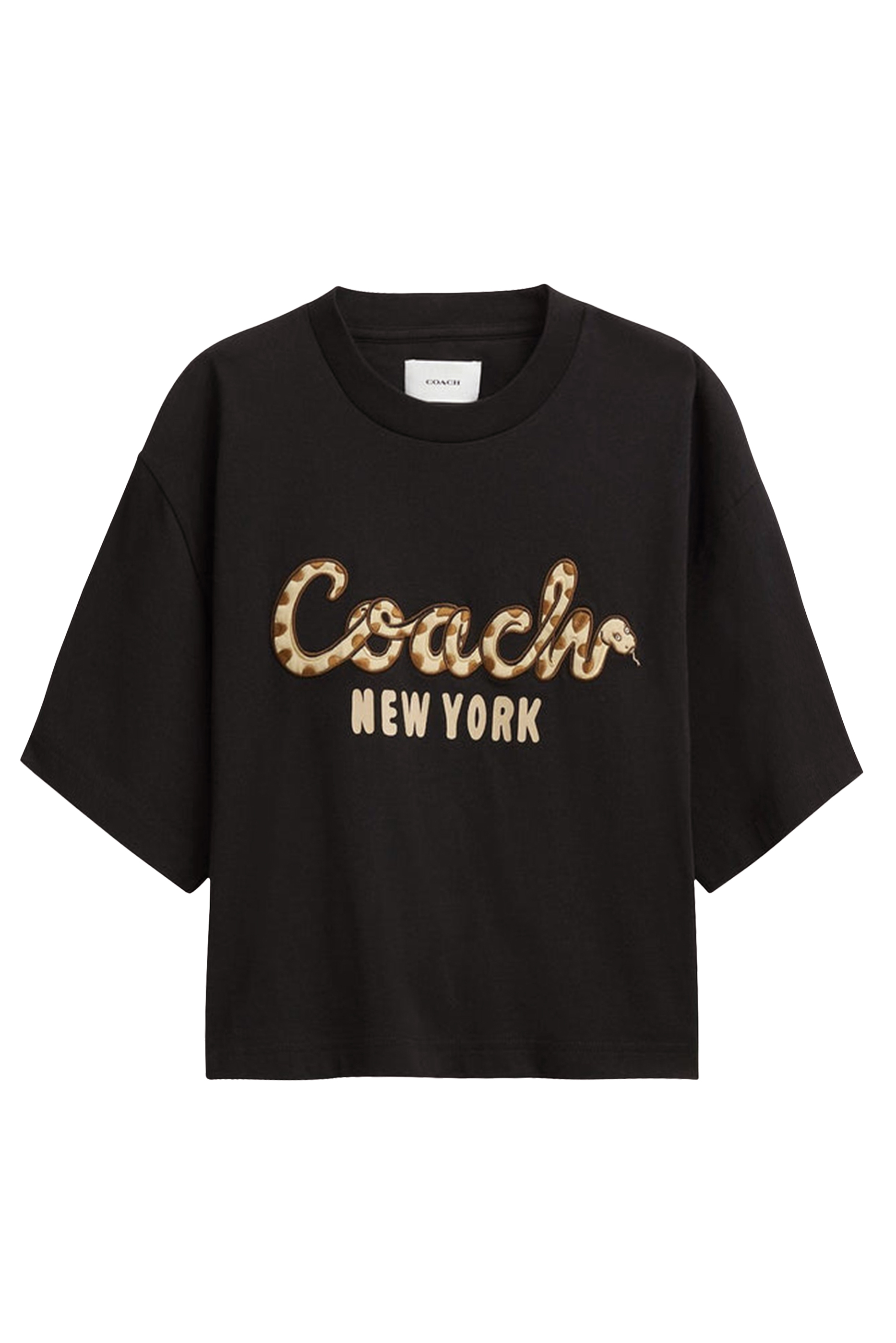 New Year Snake Script Crop T-Shirt