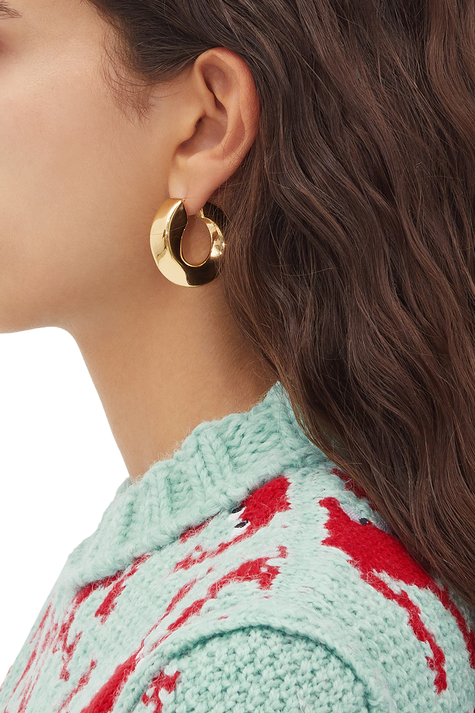 Essentials Twist Earrings, 18k Gold-Finish Sterling Silver