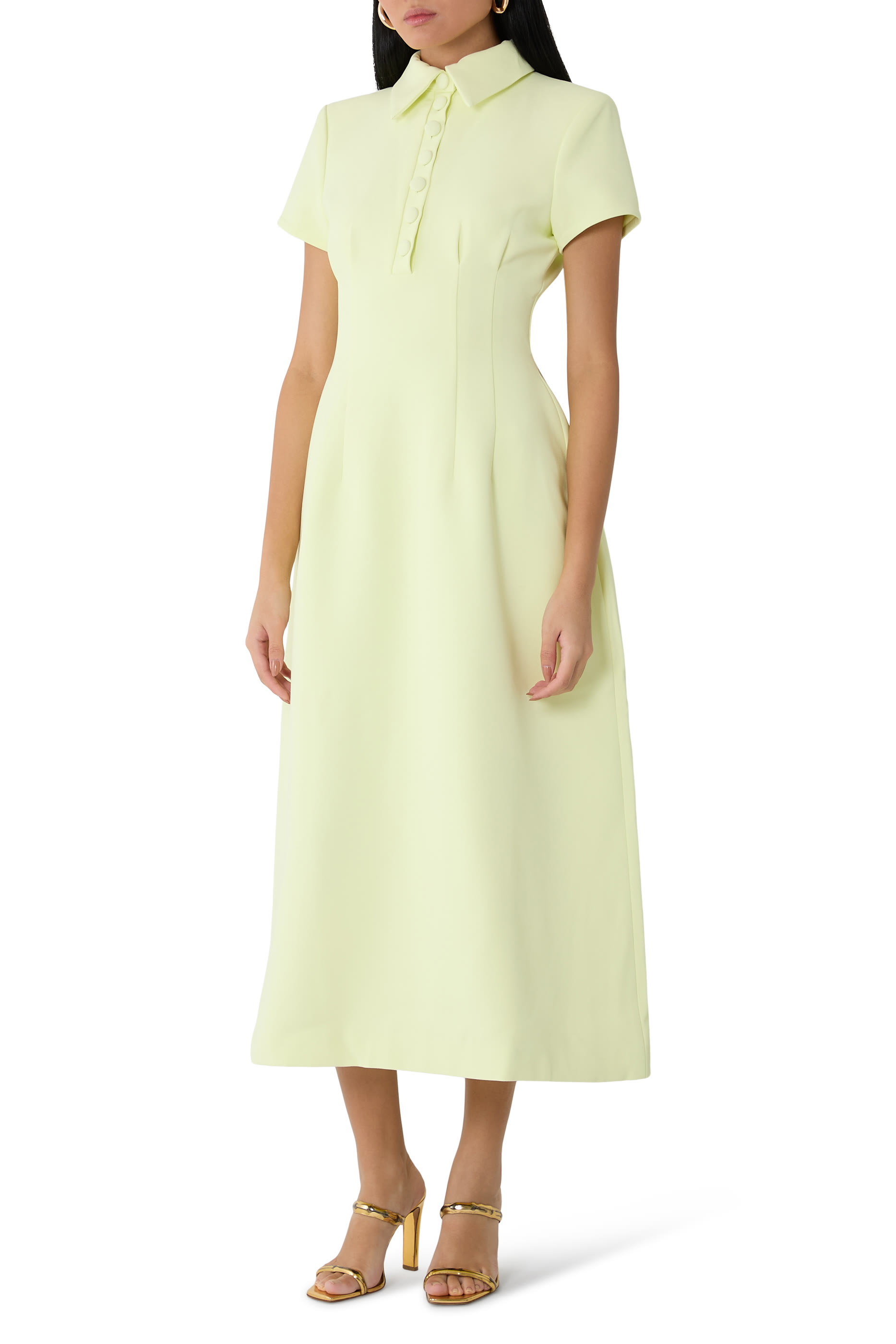 The Ultimate Muse Collared Midi Dress 